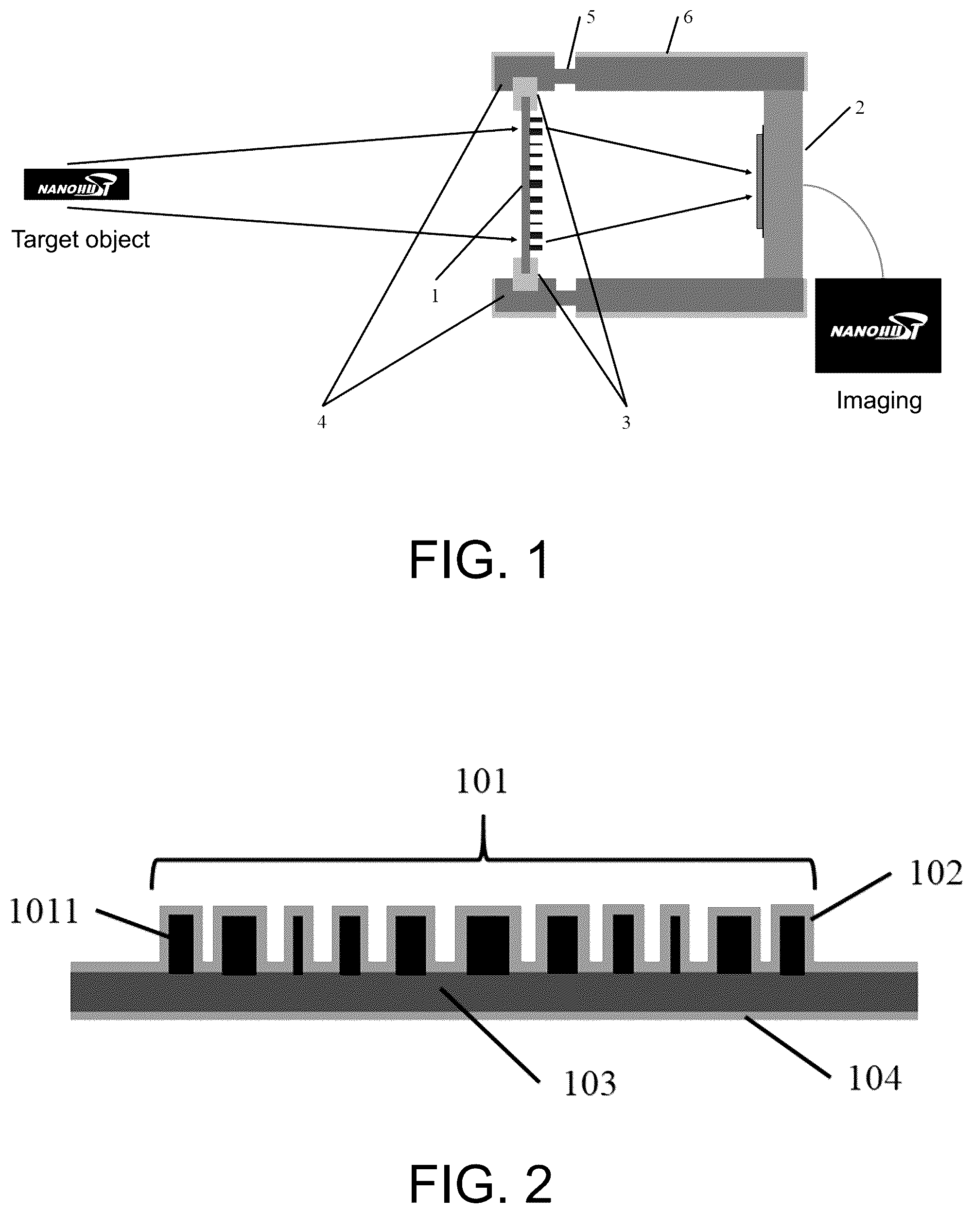 Patent US11815665 Figure 1 – Large-aperture infrared metalens camera