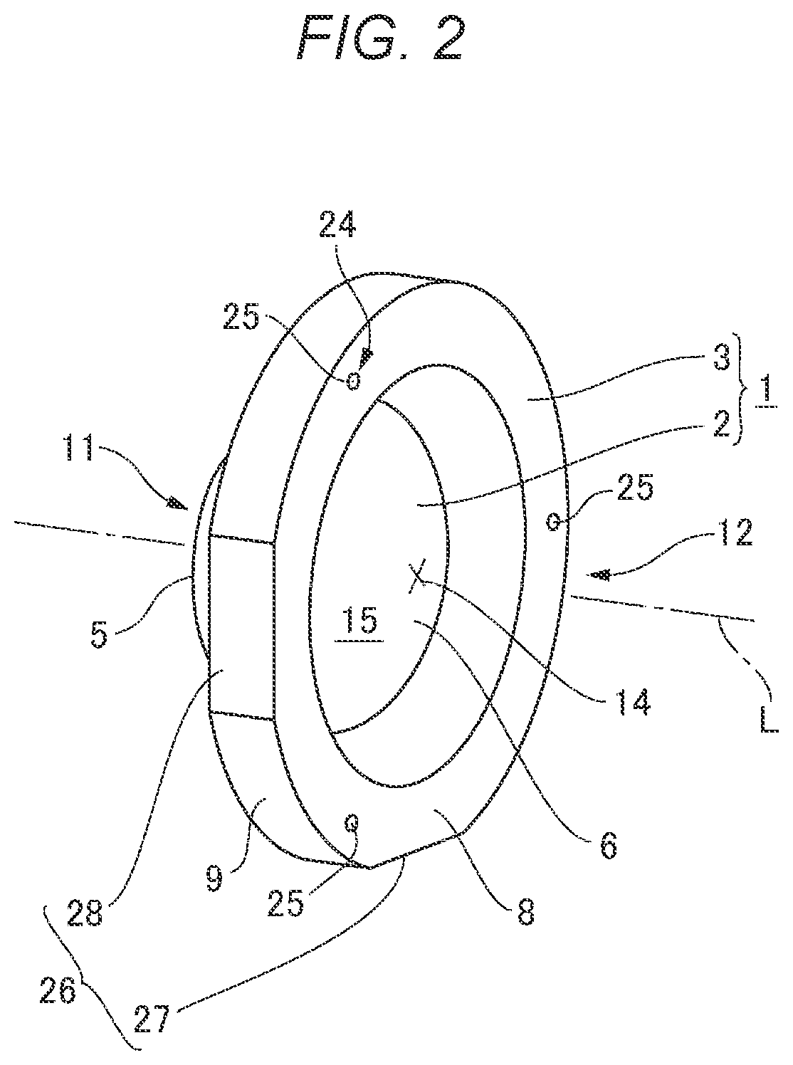 Patent US11815669 Figure 2 – Lens, optical system, projector, and imaging device