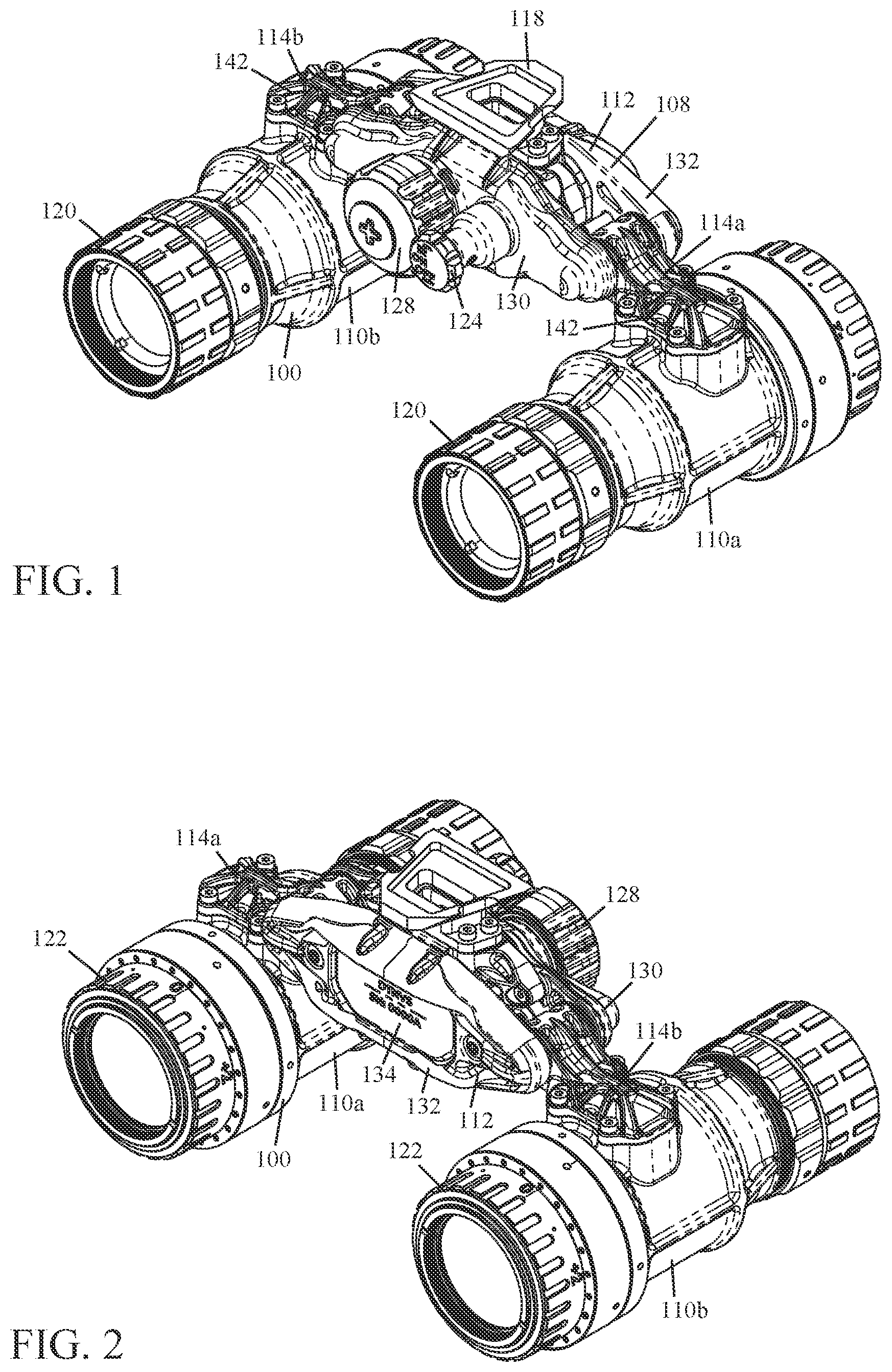Patent US11815674 Figure 1 – Dual tube night vision device