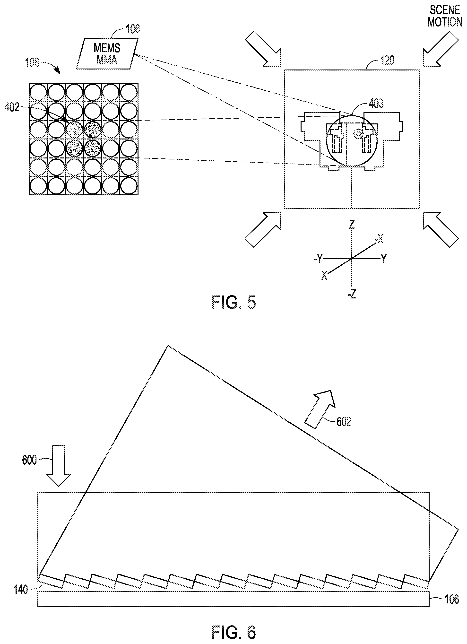Patent US11815676 Figure 4 – Active pushbroom imaging system using a micro-electro-mechanical system (MEMS) micro-mirror array (MMA)