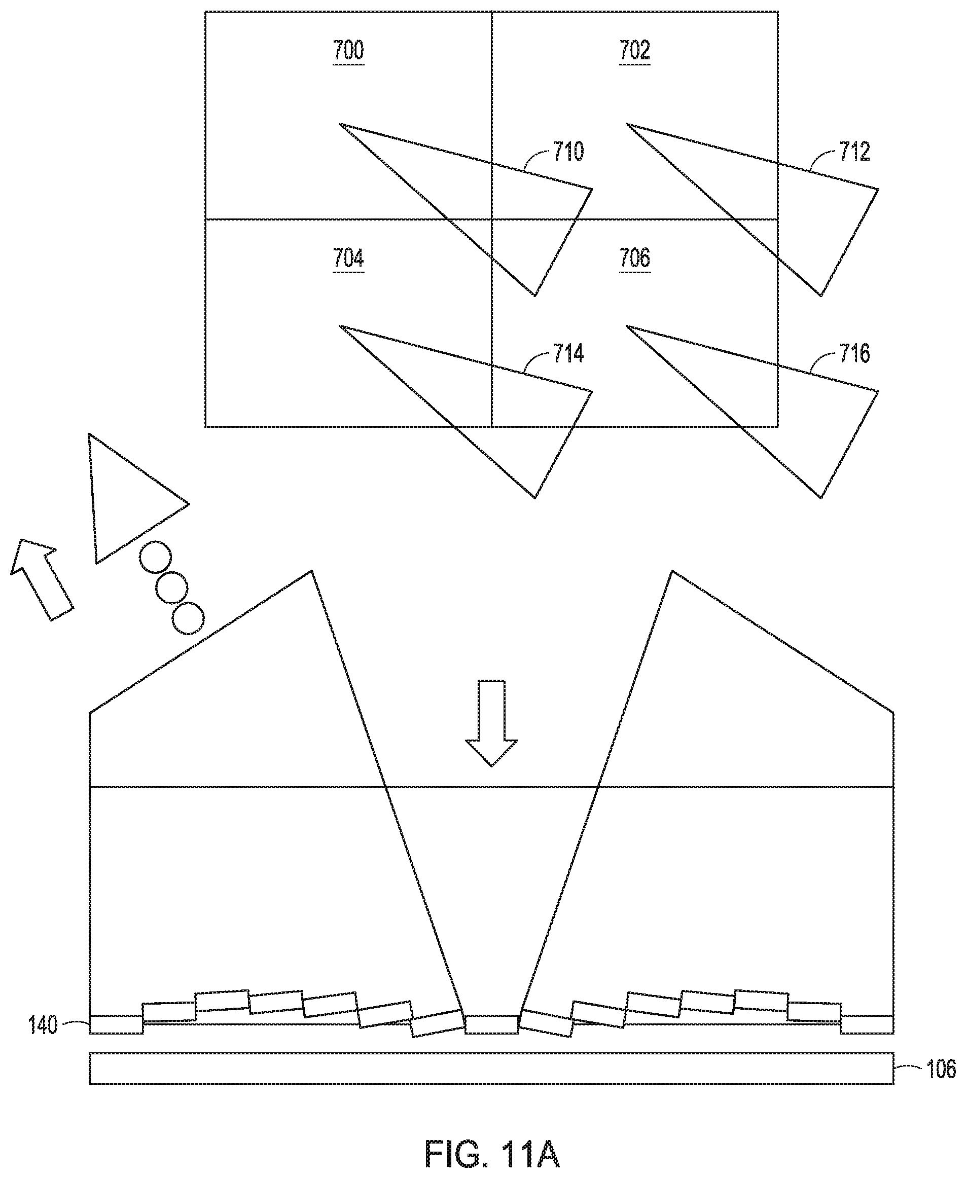 Patent US11815676 Figure 8 – Active pushbroom imaging system using a micro-electro-mechanical system (MEMS) micro-mirror array (MMA)