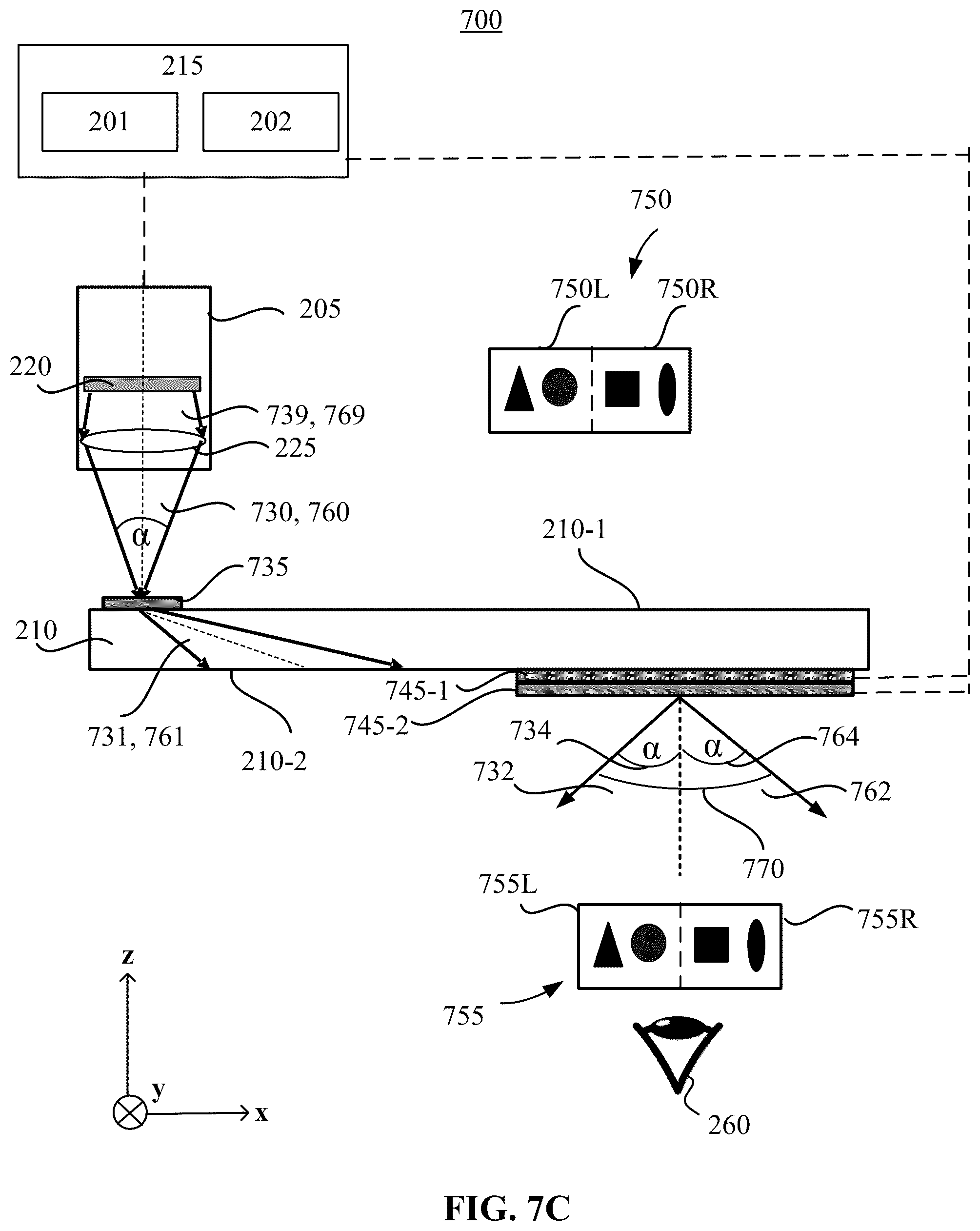 Patent US11815680 Figure 14 – Optical system and method for providing expanded field of view