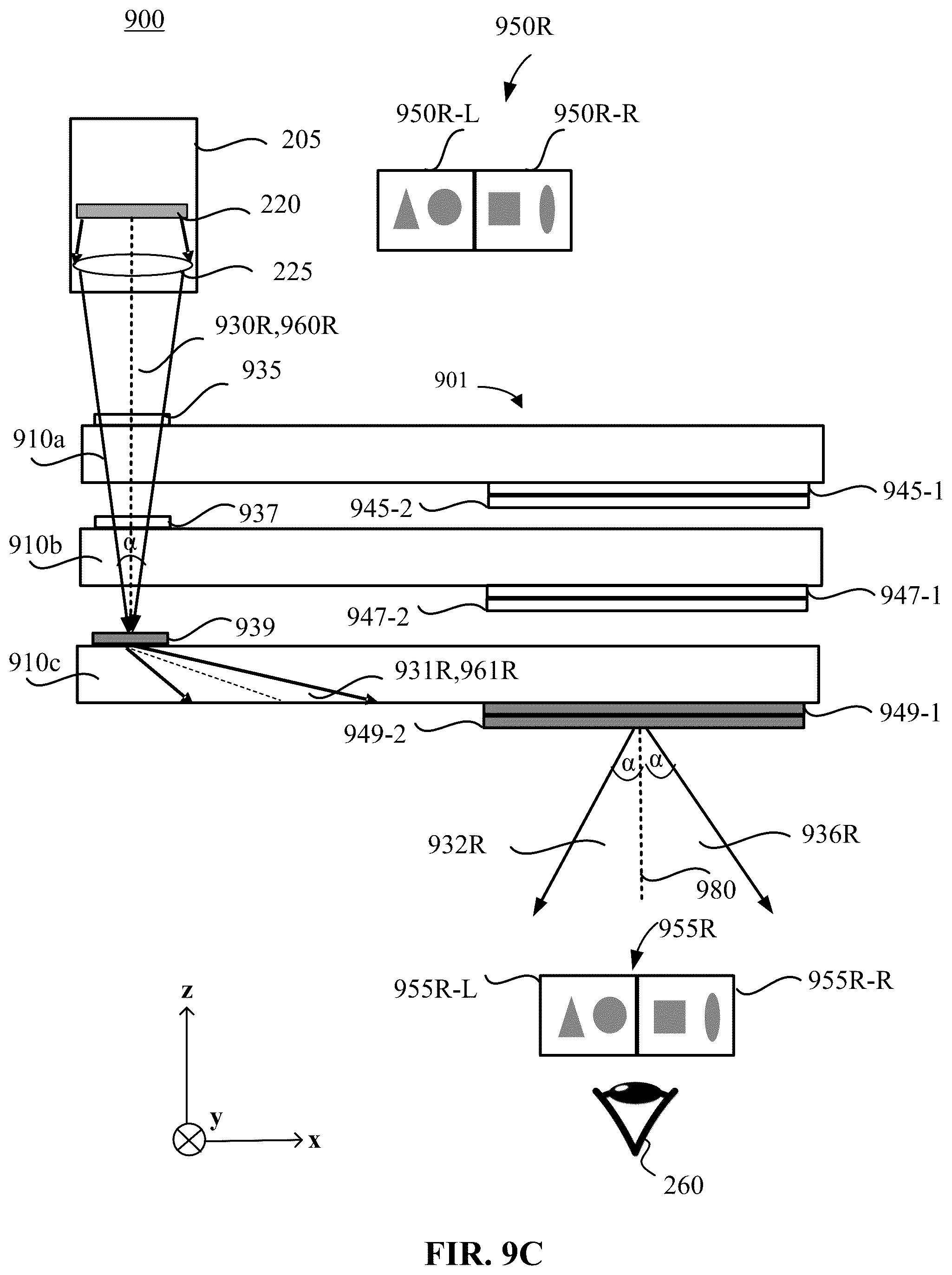 Patent US11815680 Figure 20 – Optical system and method for providing expanded field of view