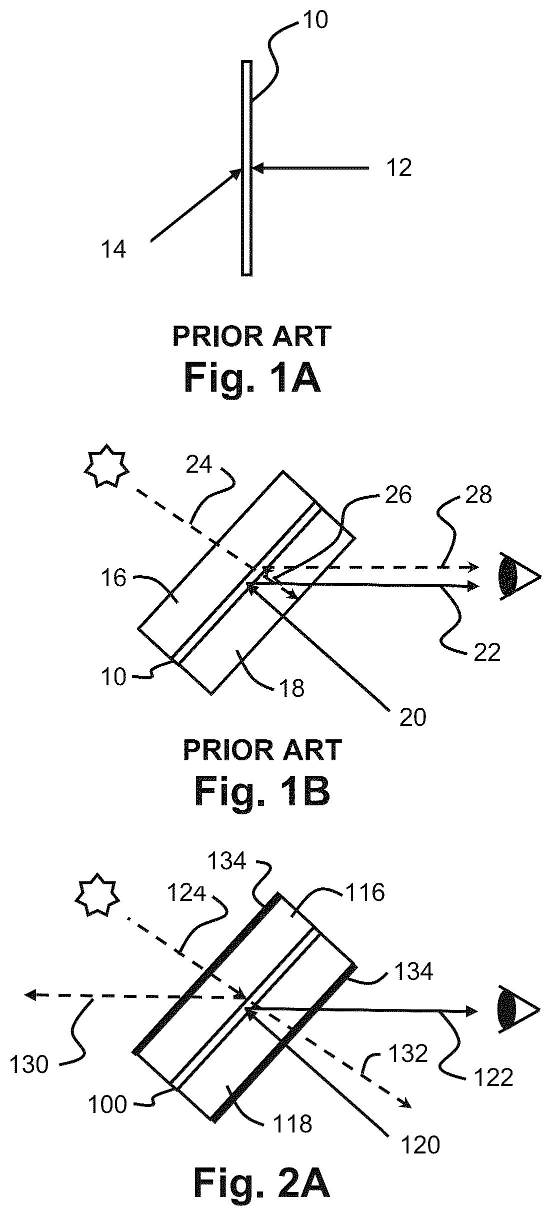 Patent US11815681 Figure 1 – Eliminating glare in head-up displays