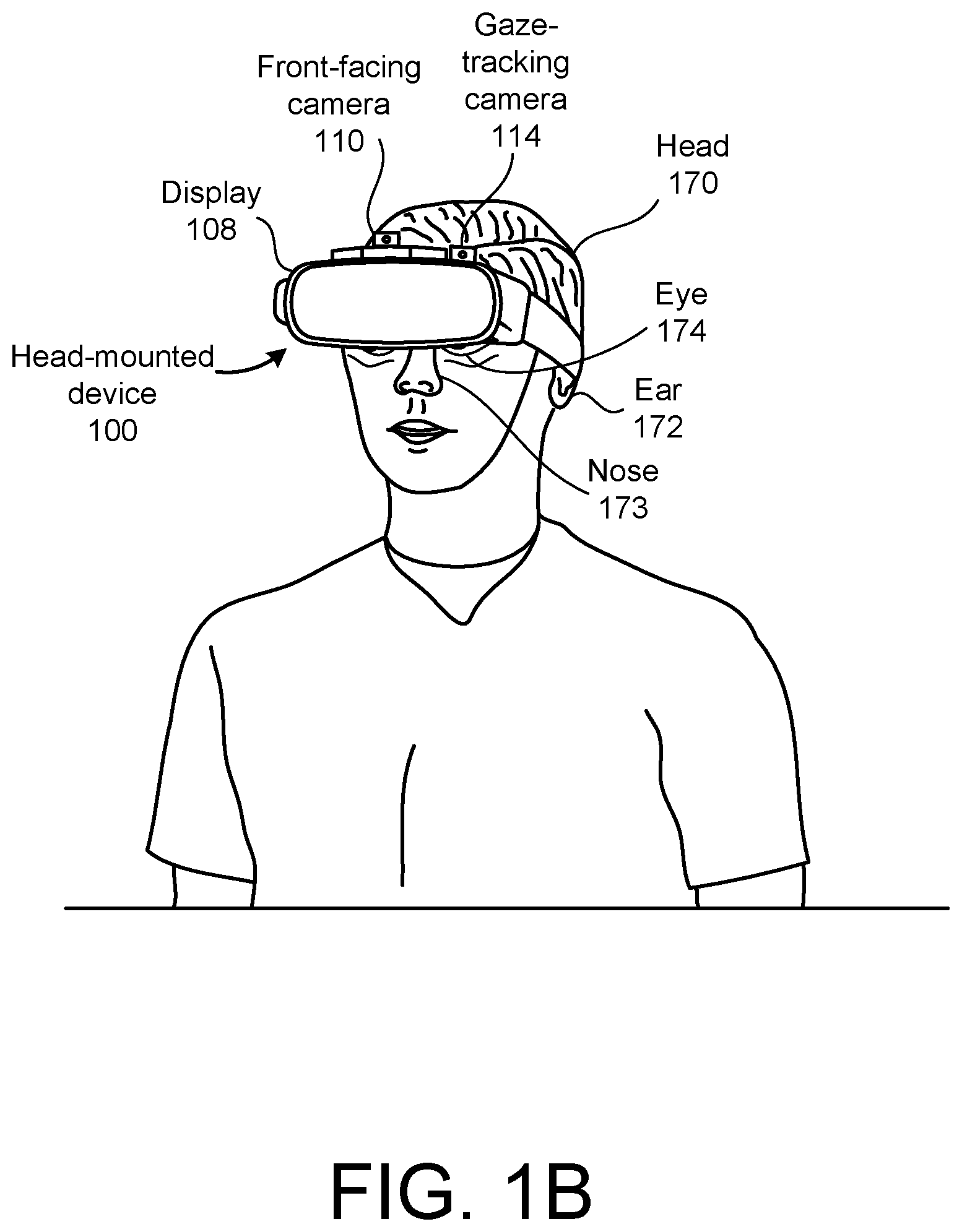 Patent US11815687 Figure 2 – Controlling head-mounted device with gestures into wearable device