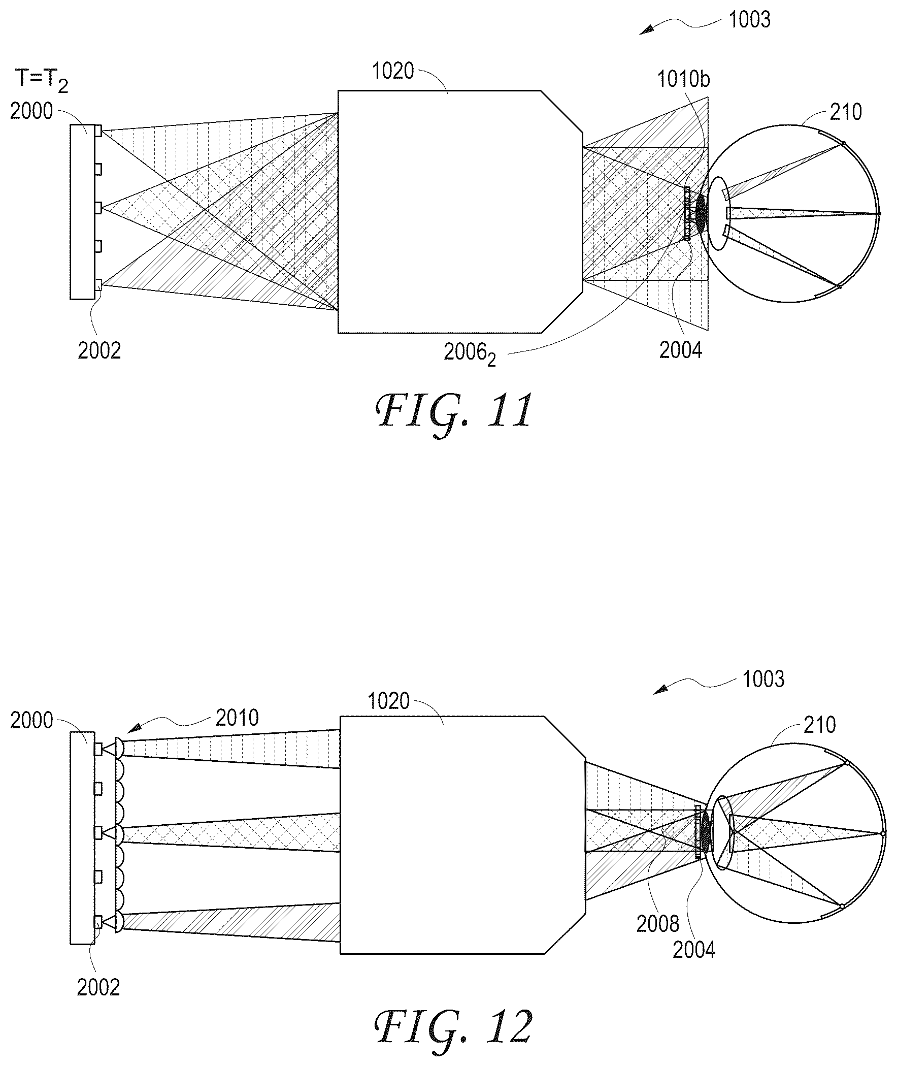 Patent US11815688 Figure 7 – Display system and method for providing variable accommodation cues using multiple intra-pupil parallax views formed by light emitter arrays