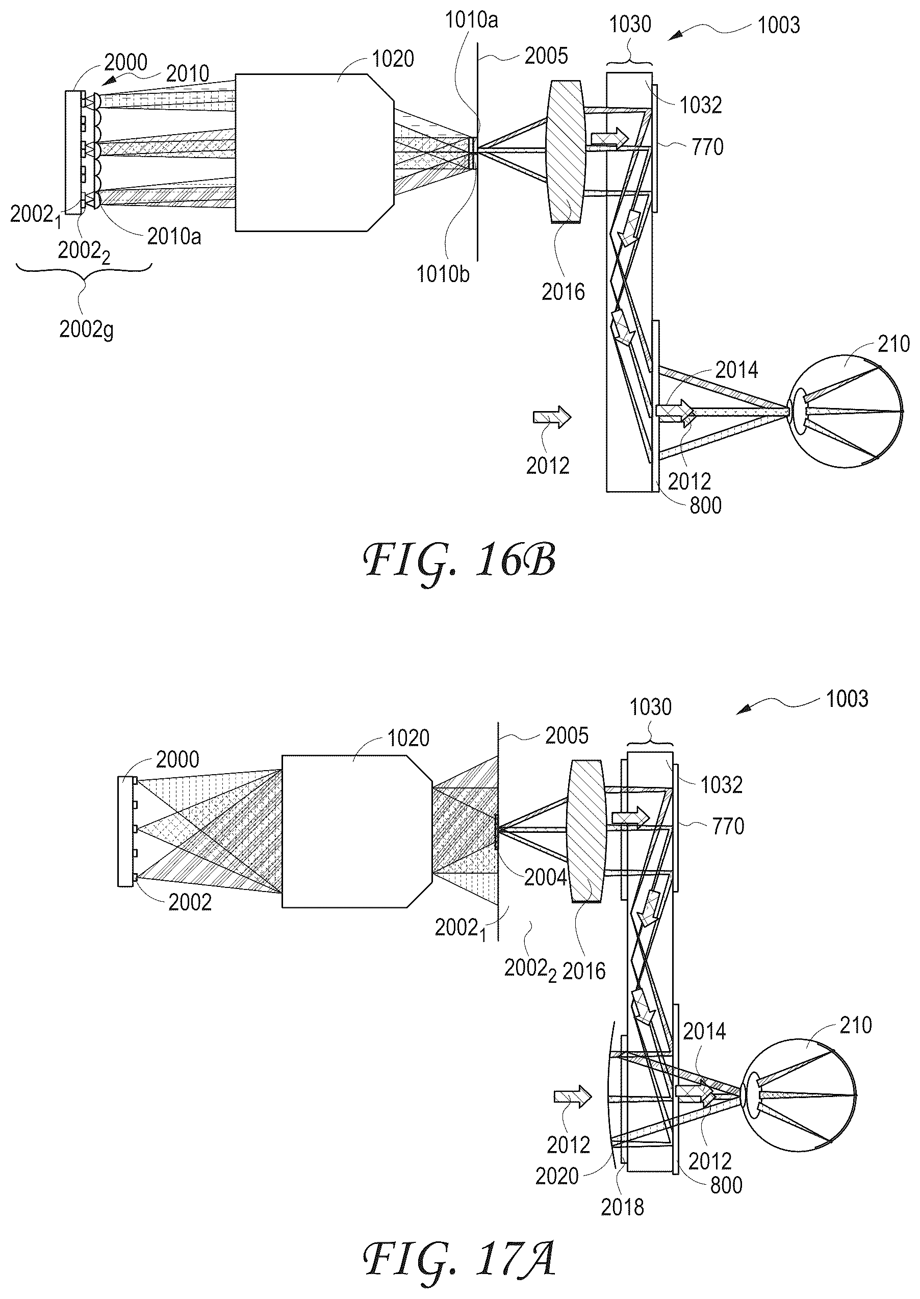 Patent US11815688 Figure 10 – Display system and method for providing variable accommodation cues using multiple intra-pupil parallax views formed by light emitter arrays