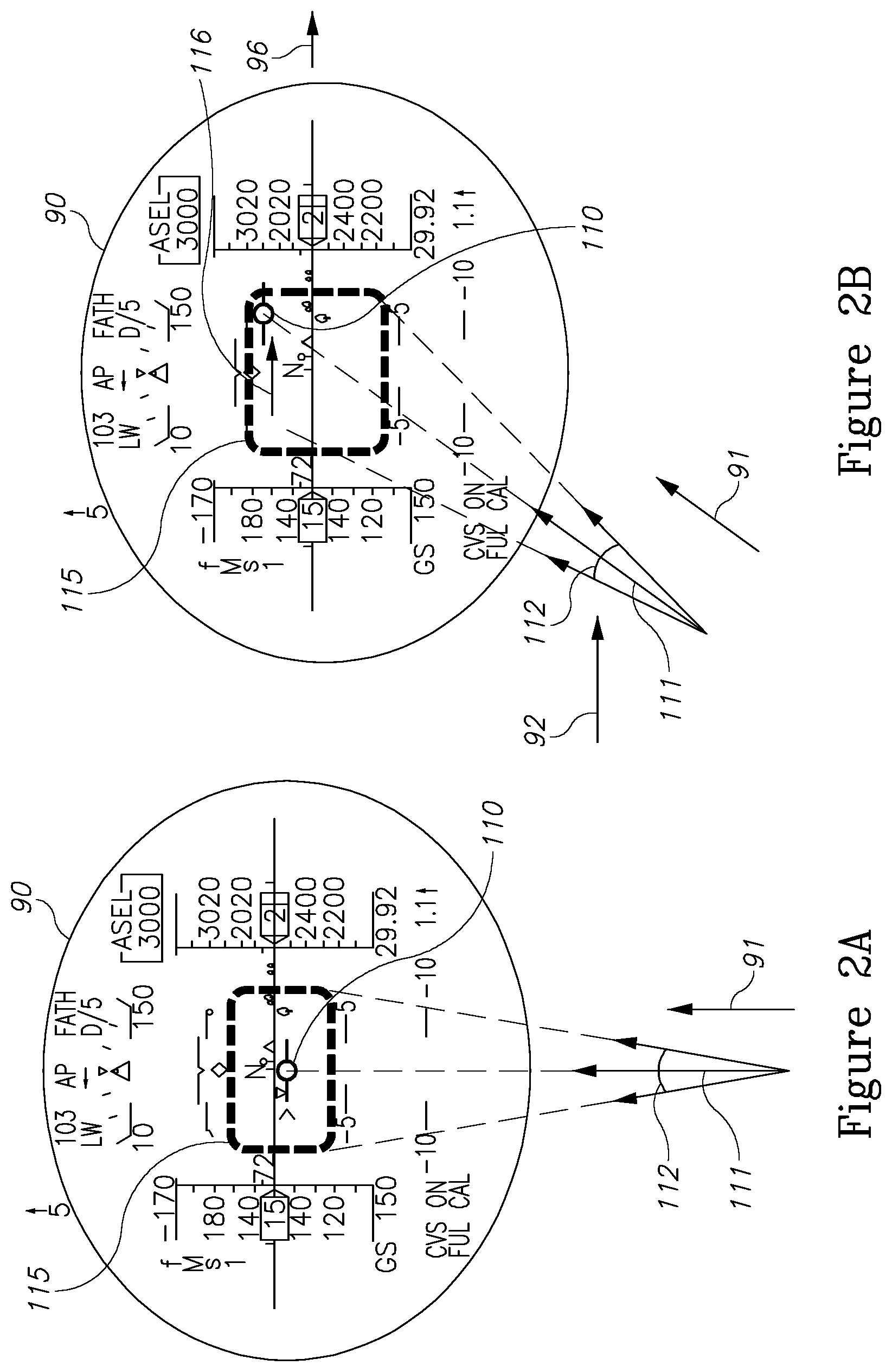 Patent US11815690 Figure 3 – Head mounted display symbology concepts and implementations, associated with a reference vector
