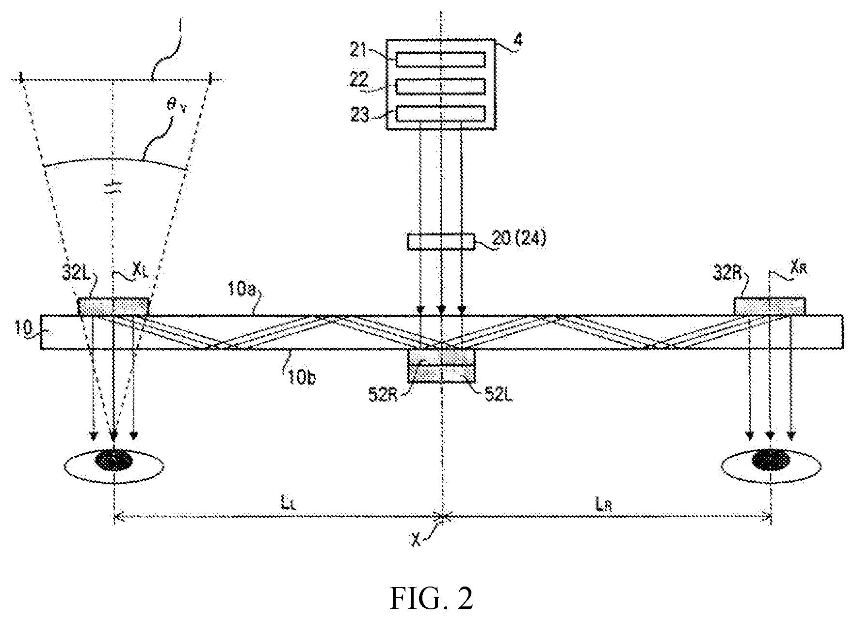Patent US11815691 Figure 2 – Light guide plate made of lead-free glass having a high refractive index and image display device using a light guide plate