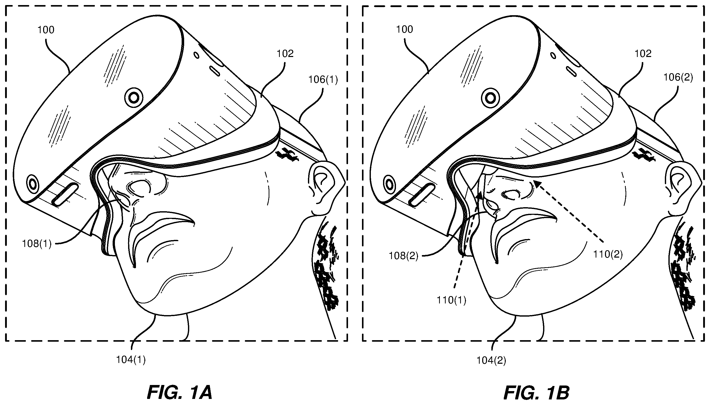 Patent US11815692 Figure 1 – Apparatus, system, and method for blocking light from eyecups
