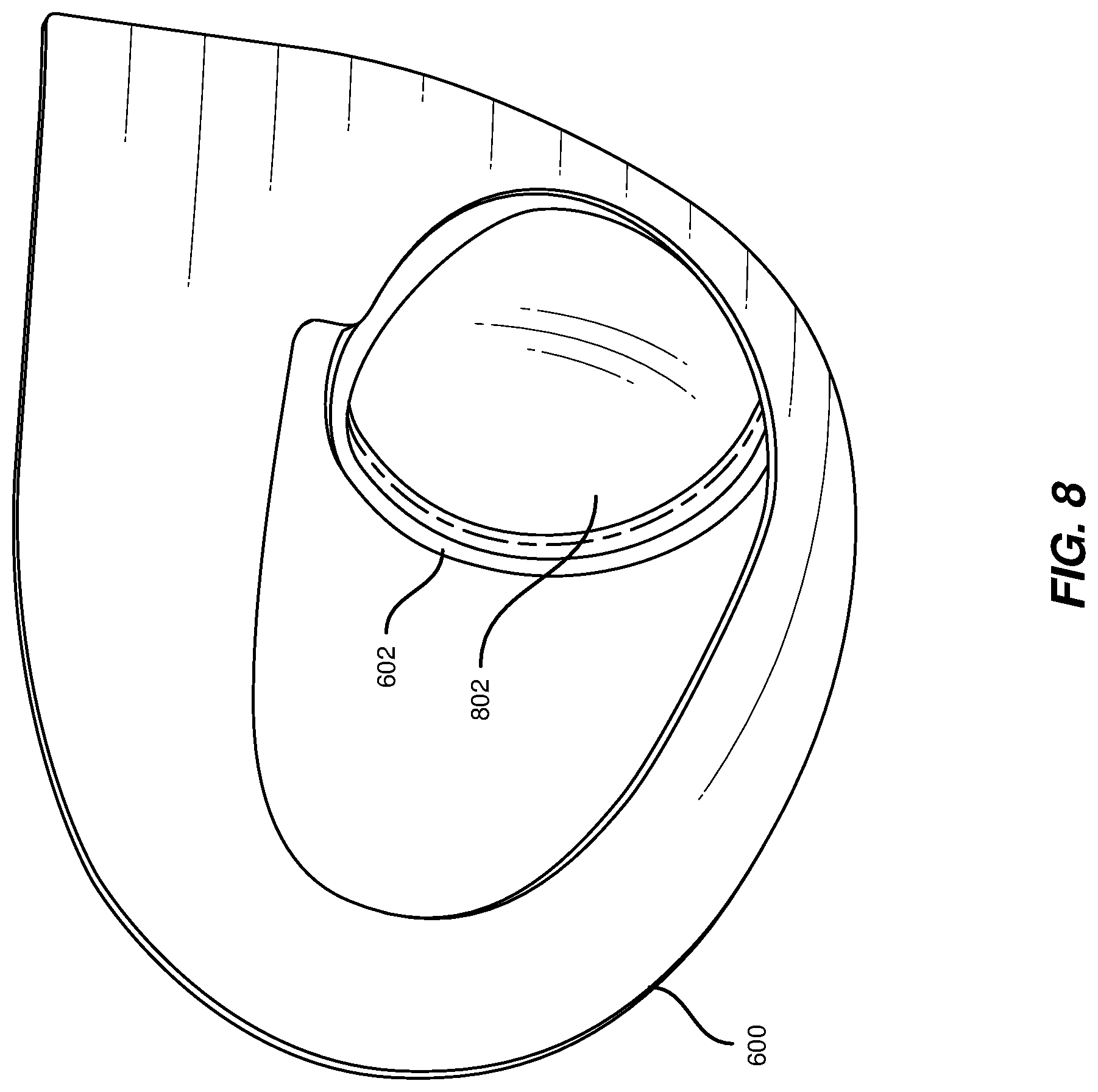 Patent US11815692 Figure 8 – Apparatus, system, and method for blocking light from eyecups
