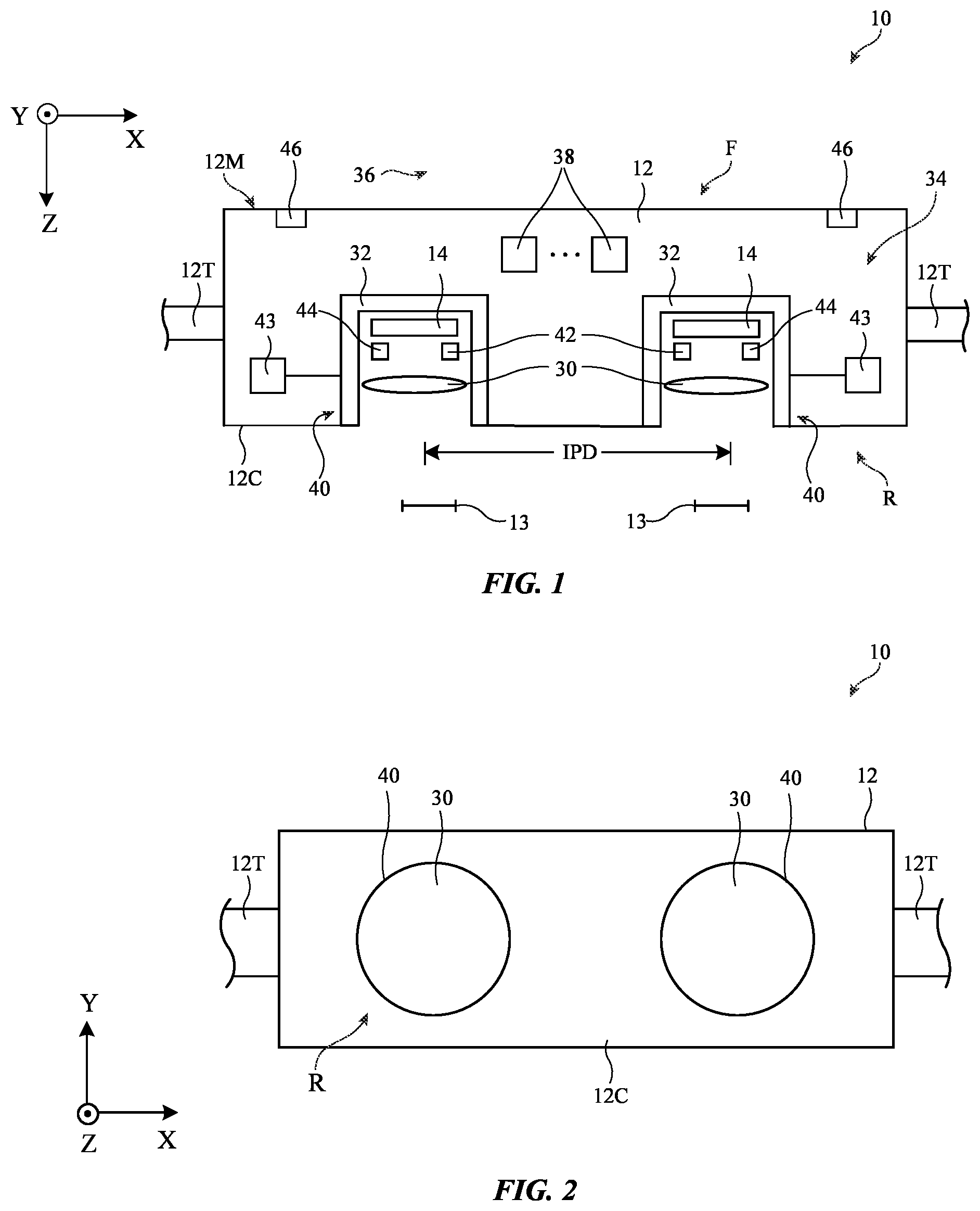 Patent US11815693 Figure 1 – Head-mounted electronic device