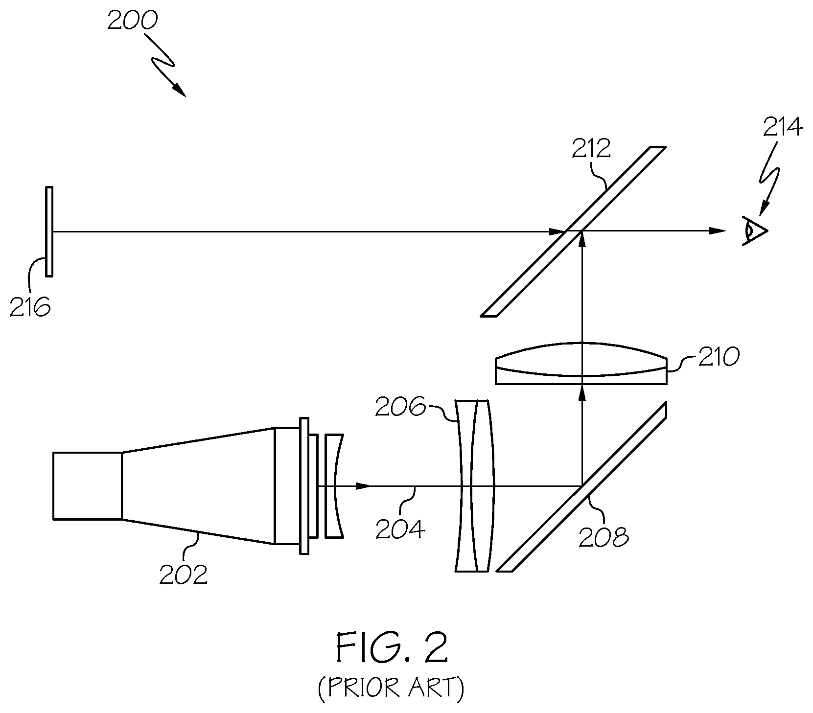 Patent US11815694 Figure 2 – AR content display for rear passengers using infrared light