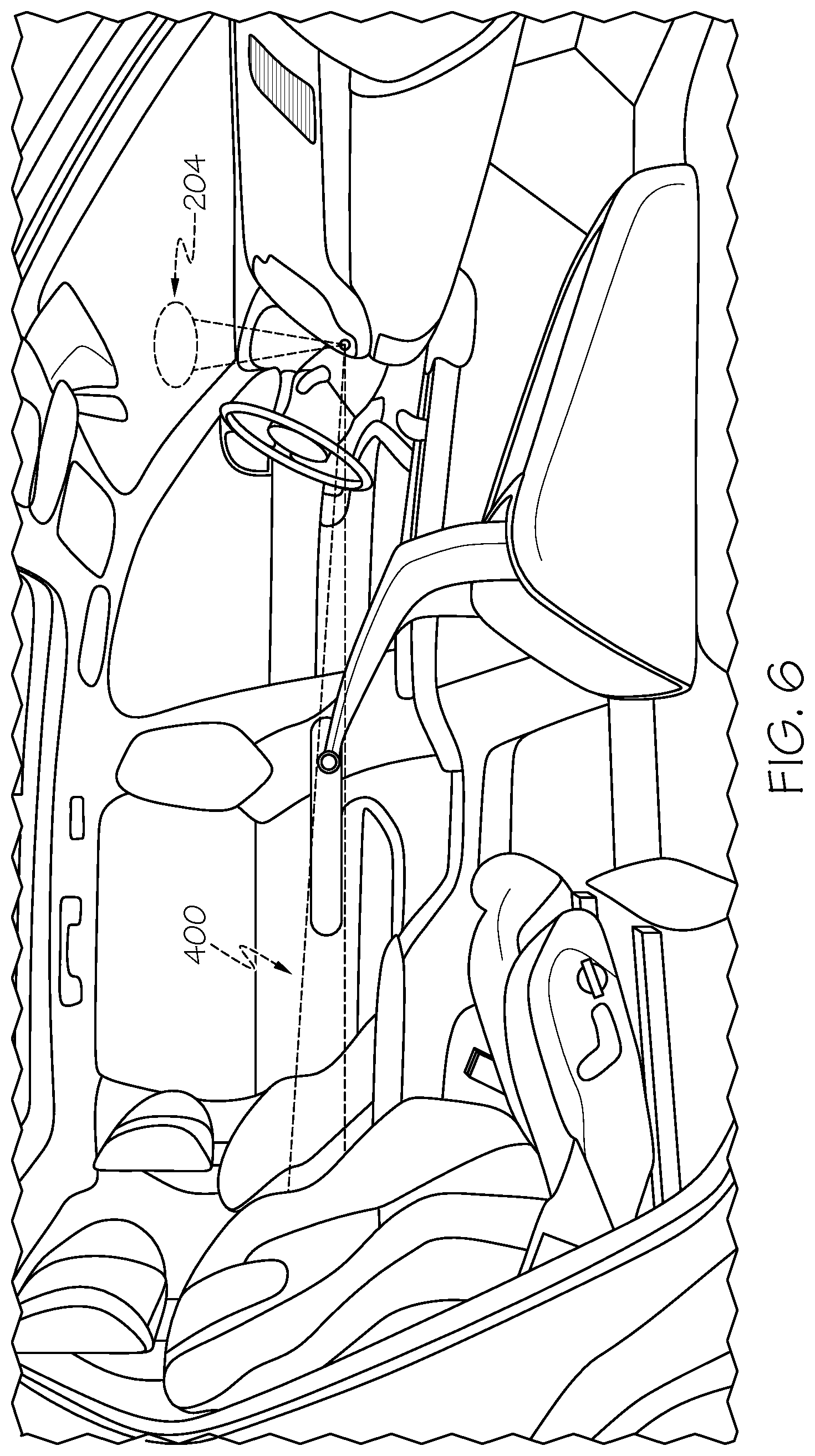 Patent US11815694 Figure 6 – AR content display for rear passengers using infrared light