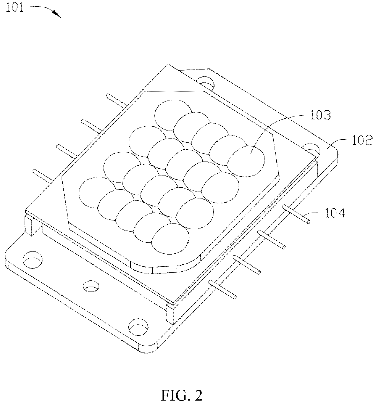 Patent US11815698 Figure 2 – Laser combining apparatus and display device