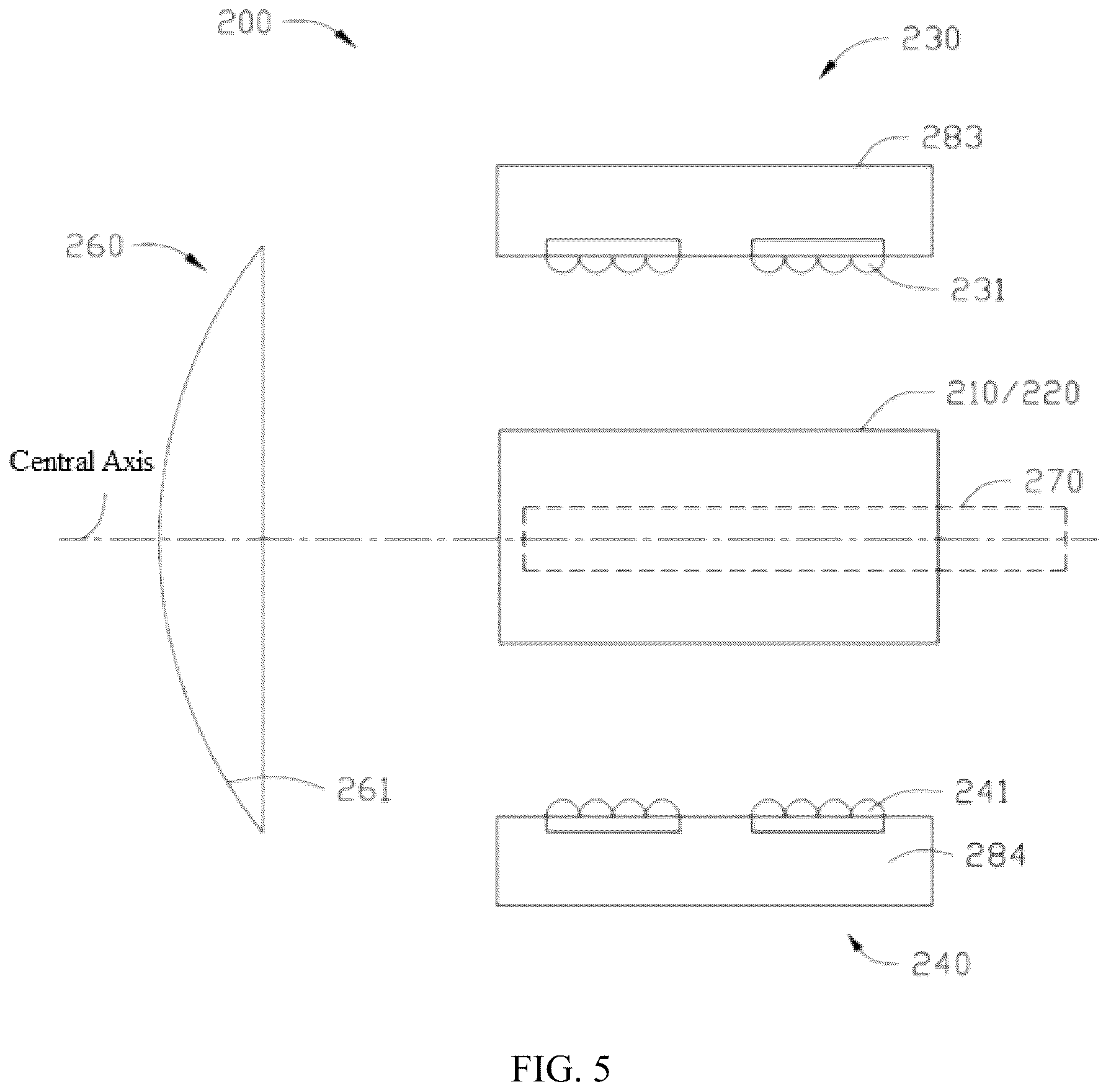 Patent US11815698 Figure 5 – Laser combining apparatus and display device