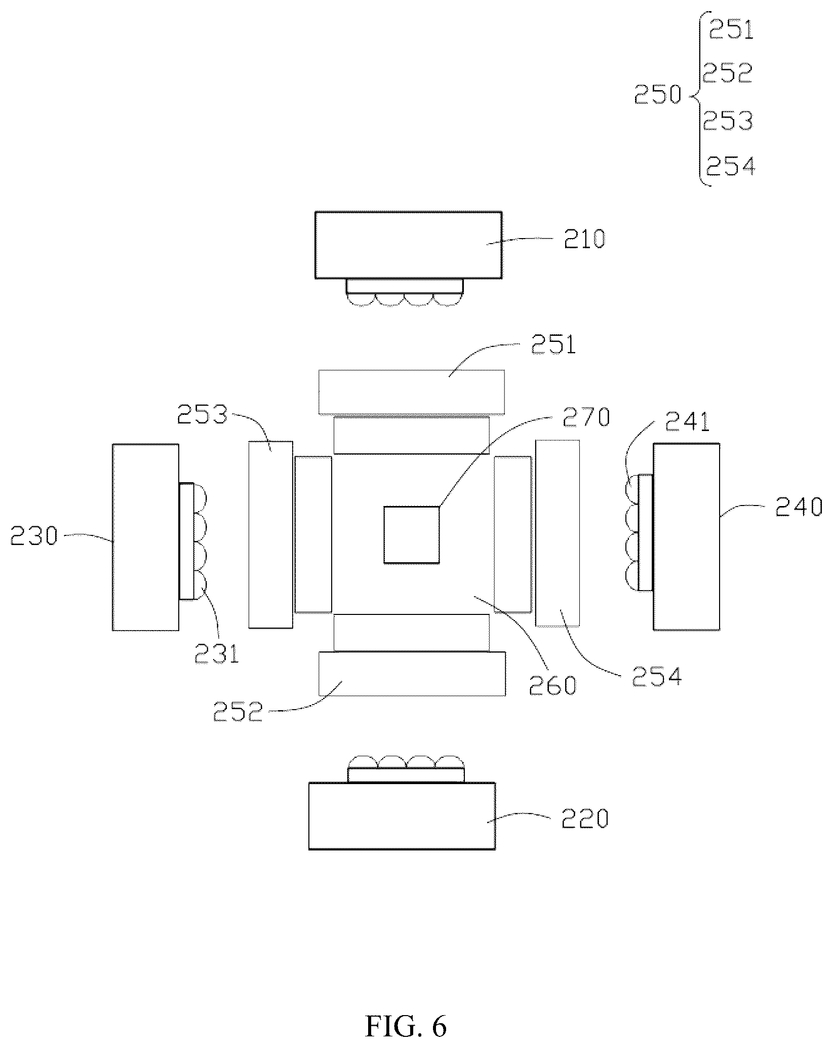 Patent US11815698 Figure 6 – Laser combining apparatus and display device