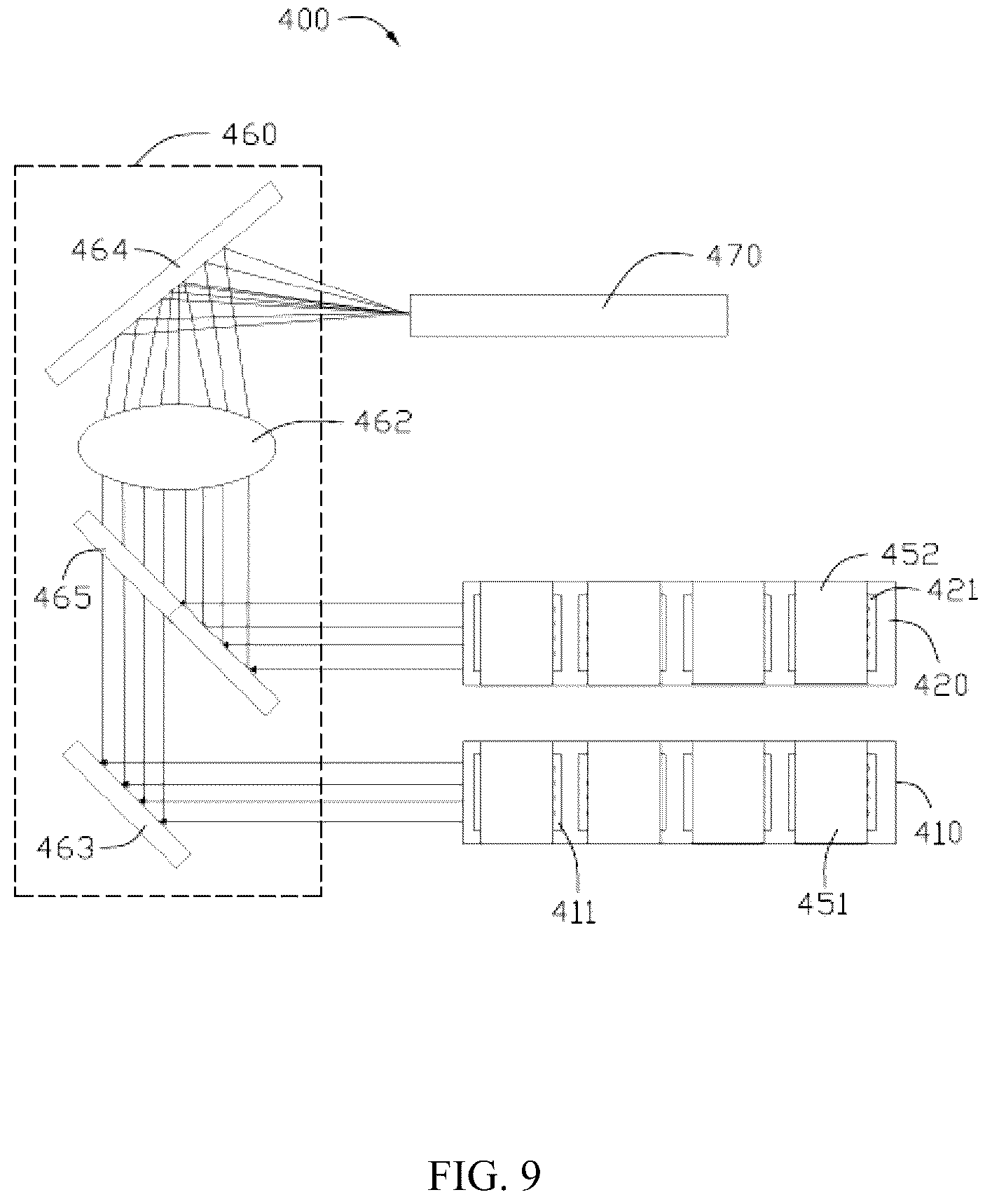 Patent US11815698 Figure 9 – Laser combining apparatus and display device