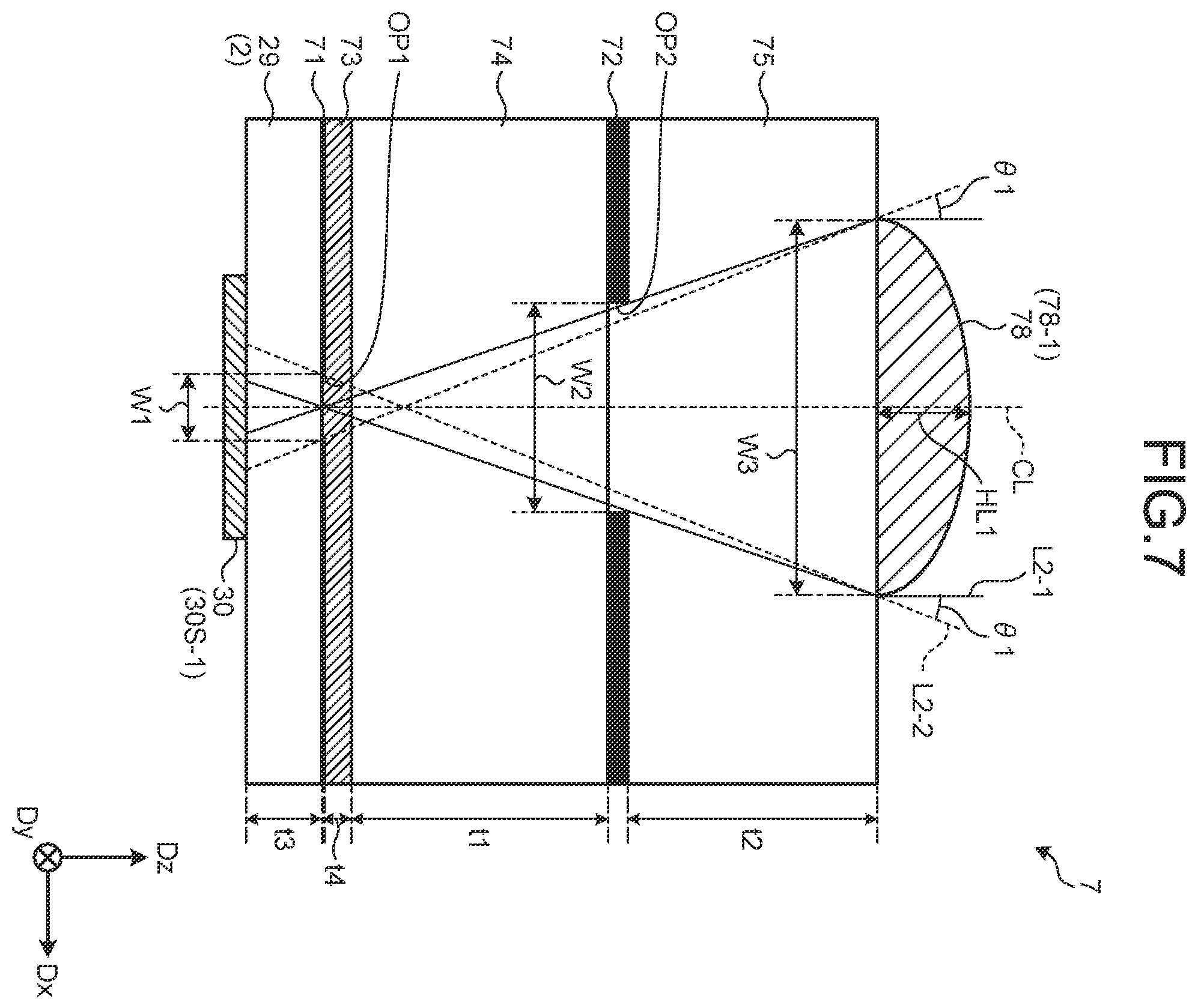 Patent US11815702 Figure 8 – Detection device