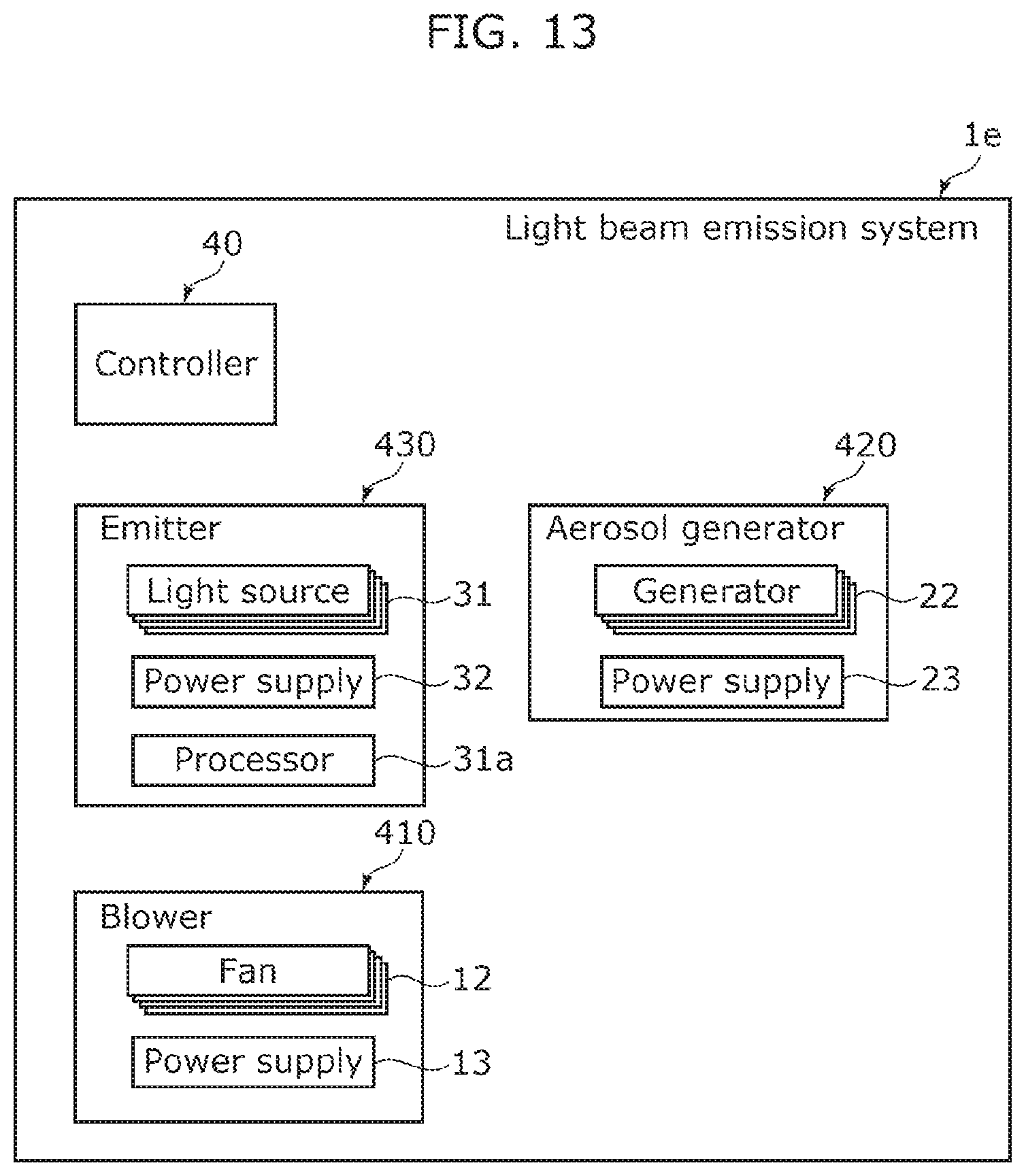Patent US11815704 Figure 14 – Light beam emission system