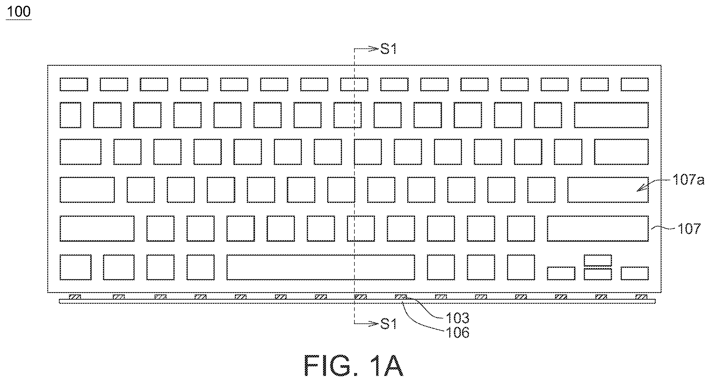 Patent US11815708 Figure 1 – Keyboard backlight module and applications thereof
