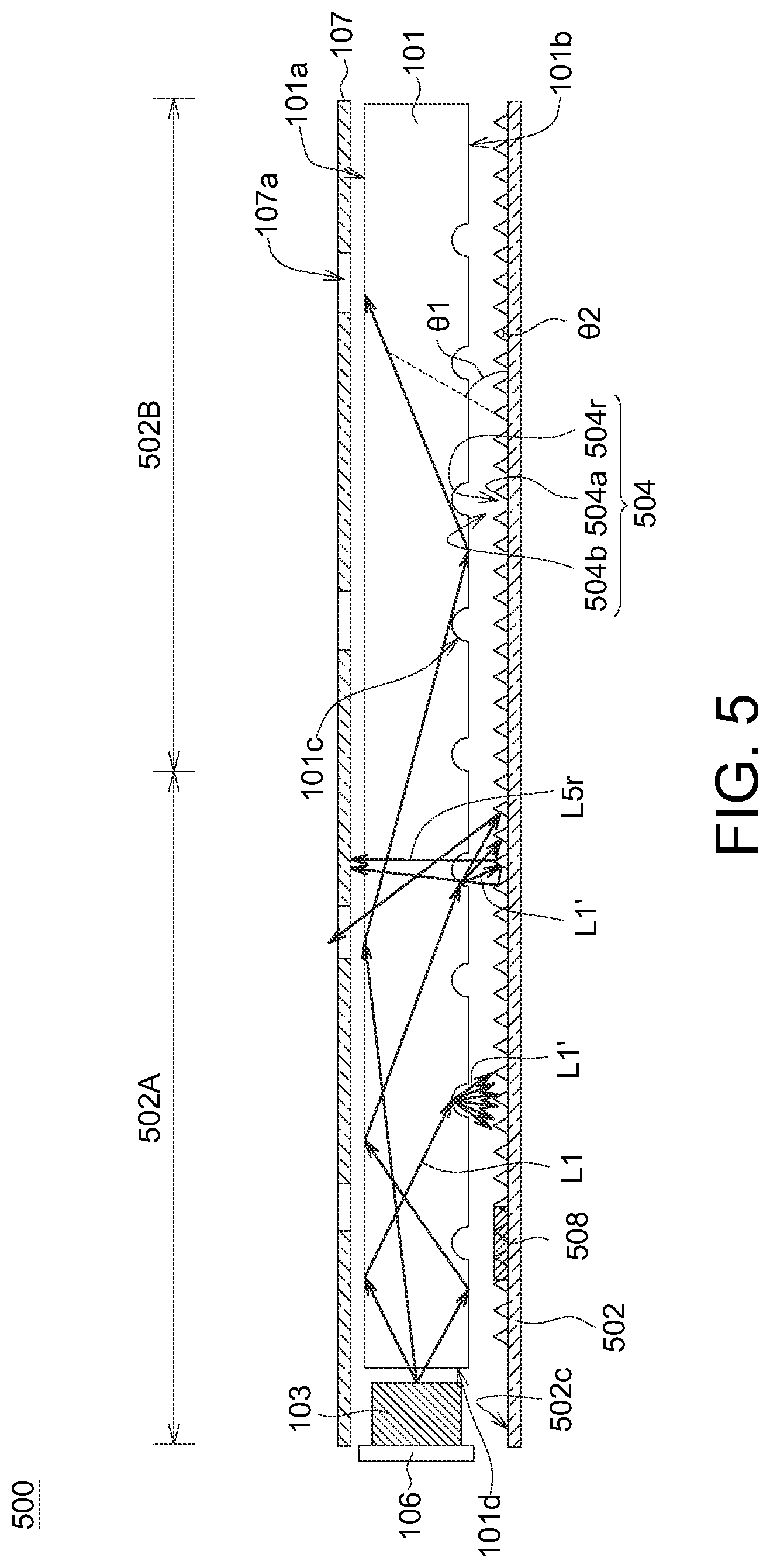 Patent US11815708 Figure 7 – Keyboard backlight module and applications thereof