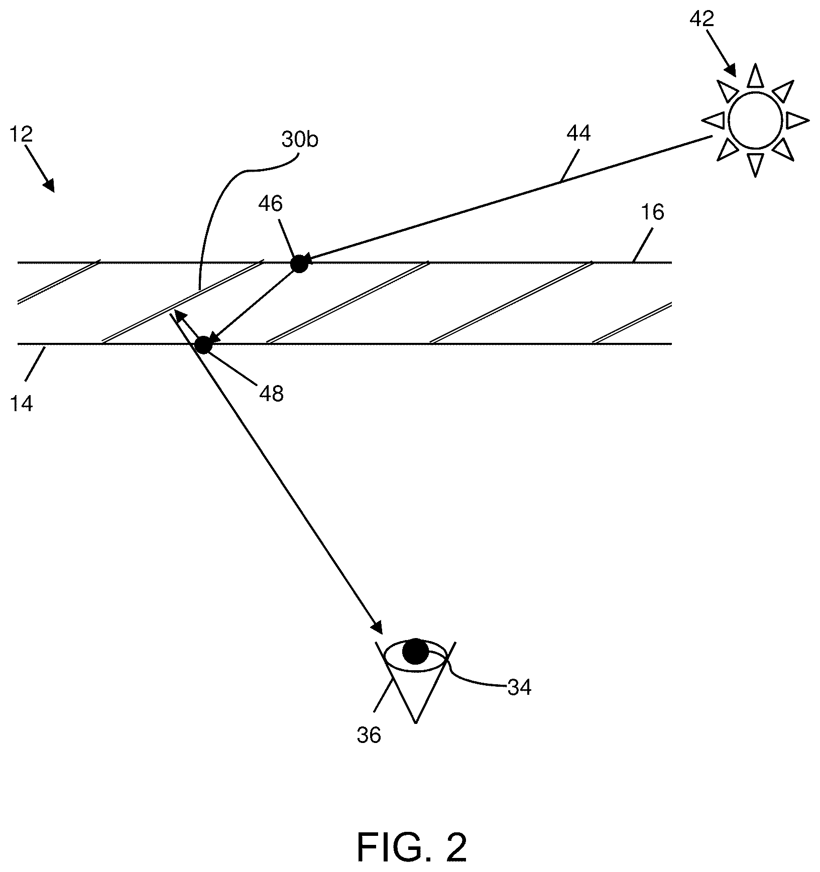 Patent US11815709 Figure 2 – Optical devices for mitigating ghost images