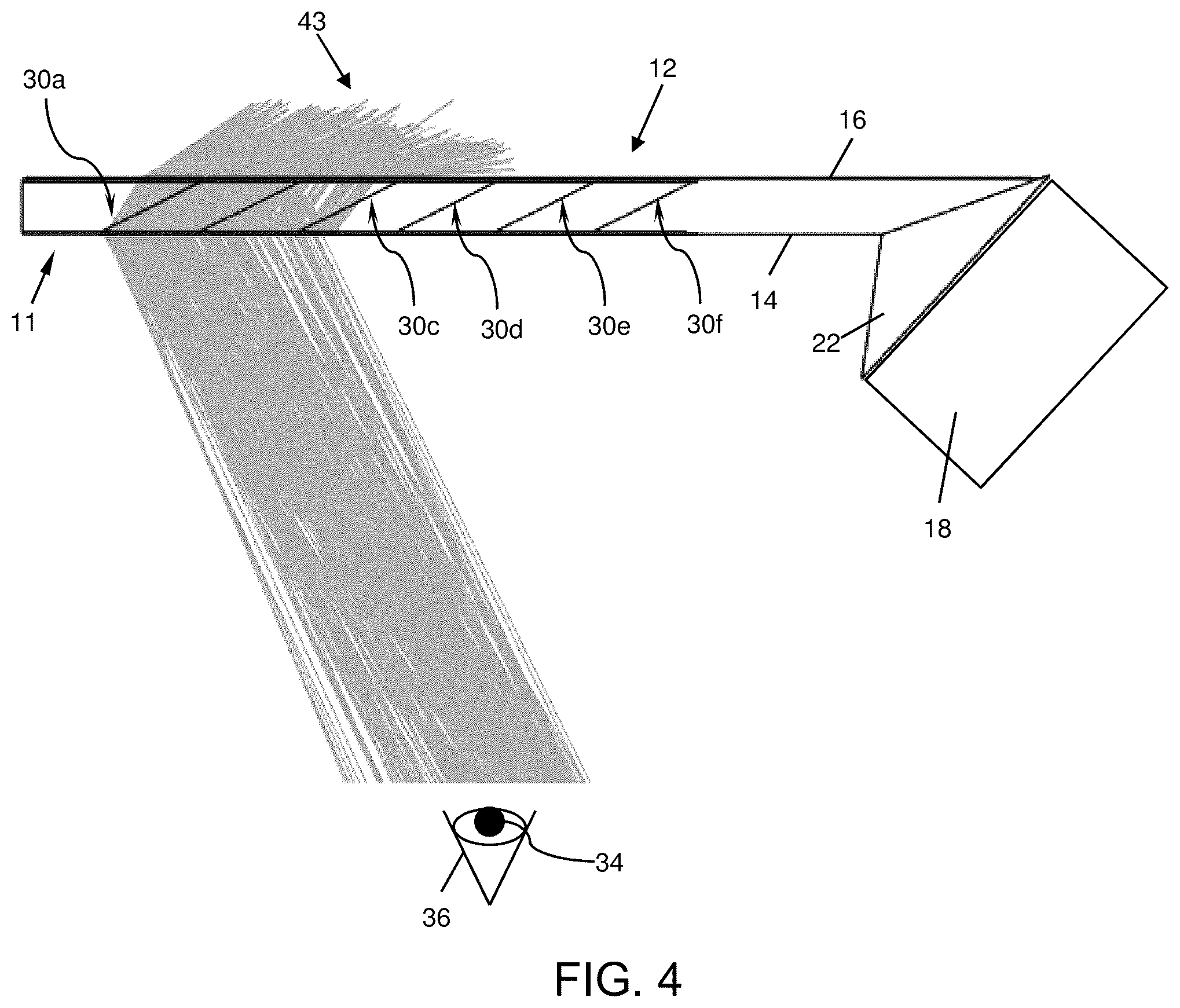 Patent US11815709 Figure 4 – Optical devices for mitigating ghost images