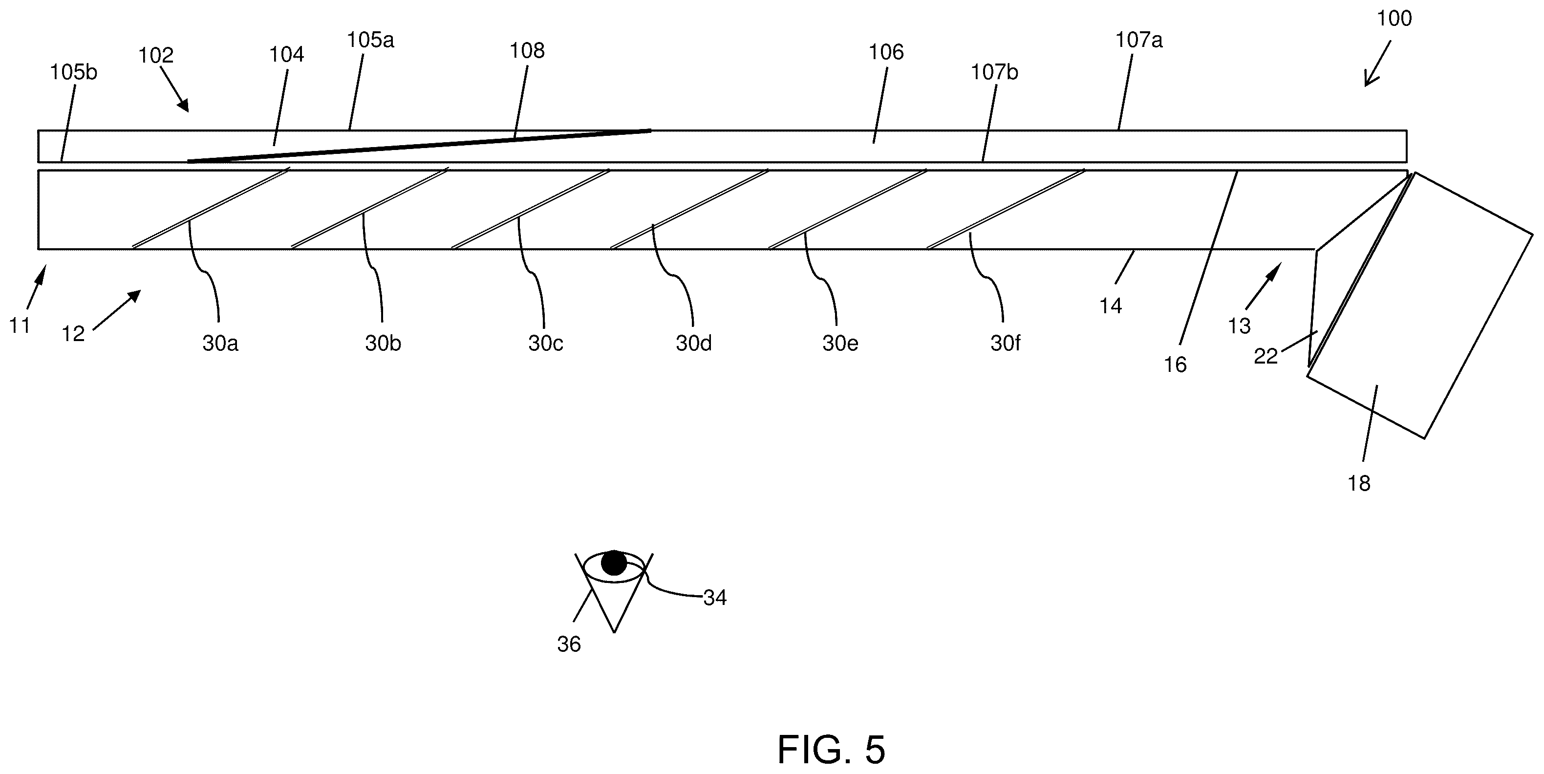 Patent US11815709 Figure 5 – Optical devices for mitigating ghost images