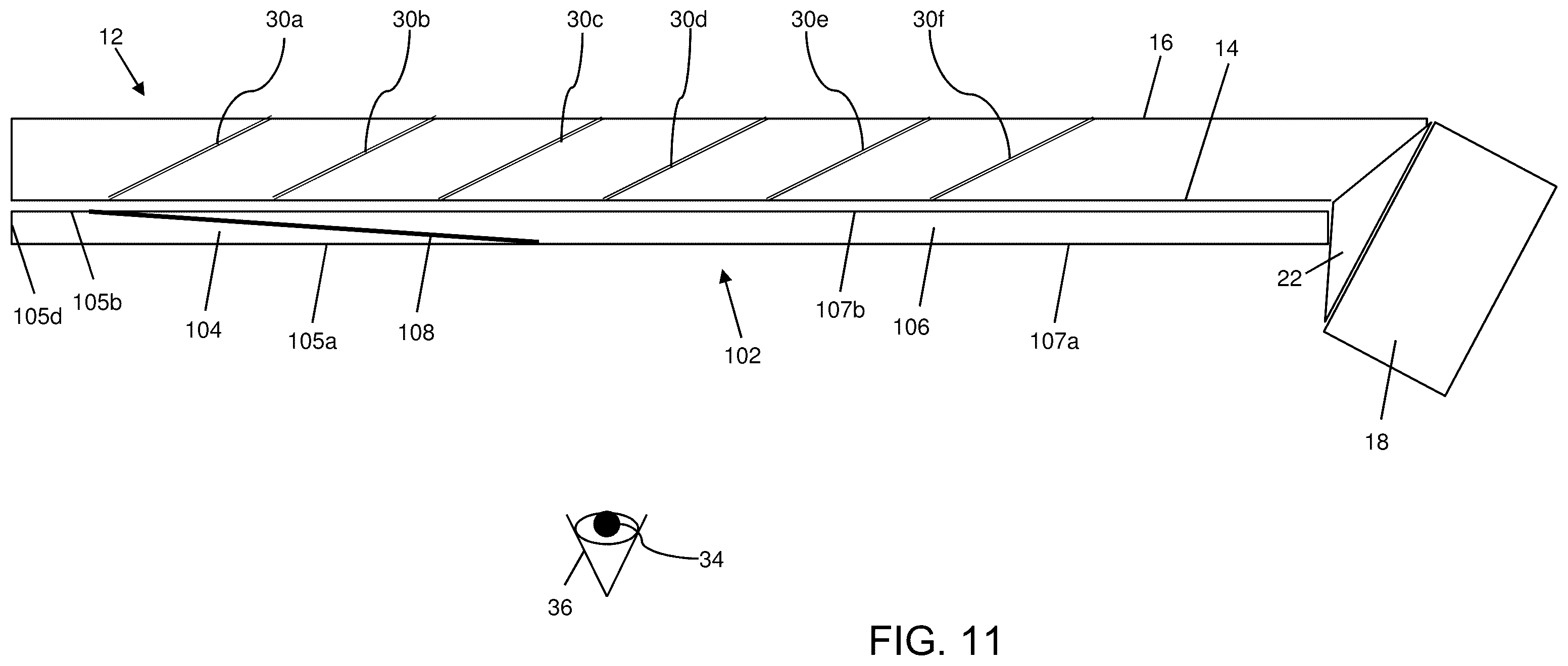 Patent US11815709 Figure 8 – Optical devices for mitigating ghost images