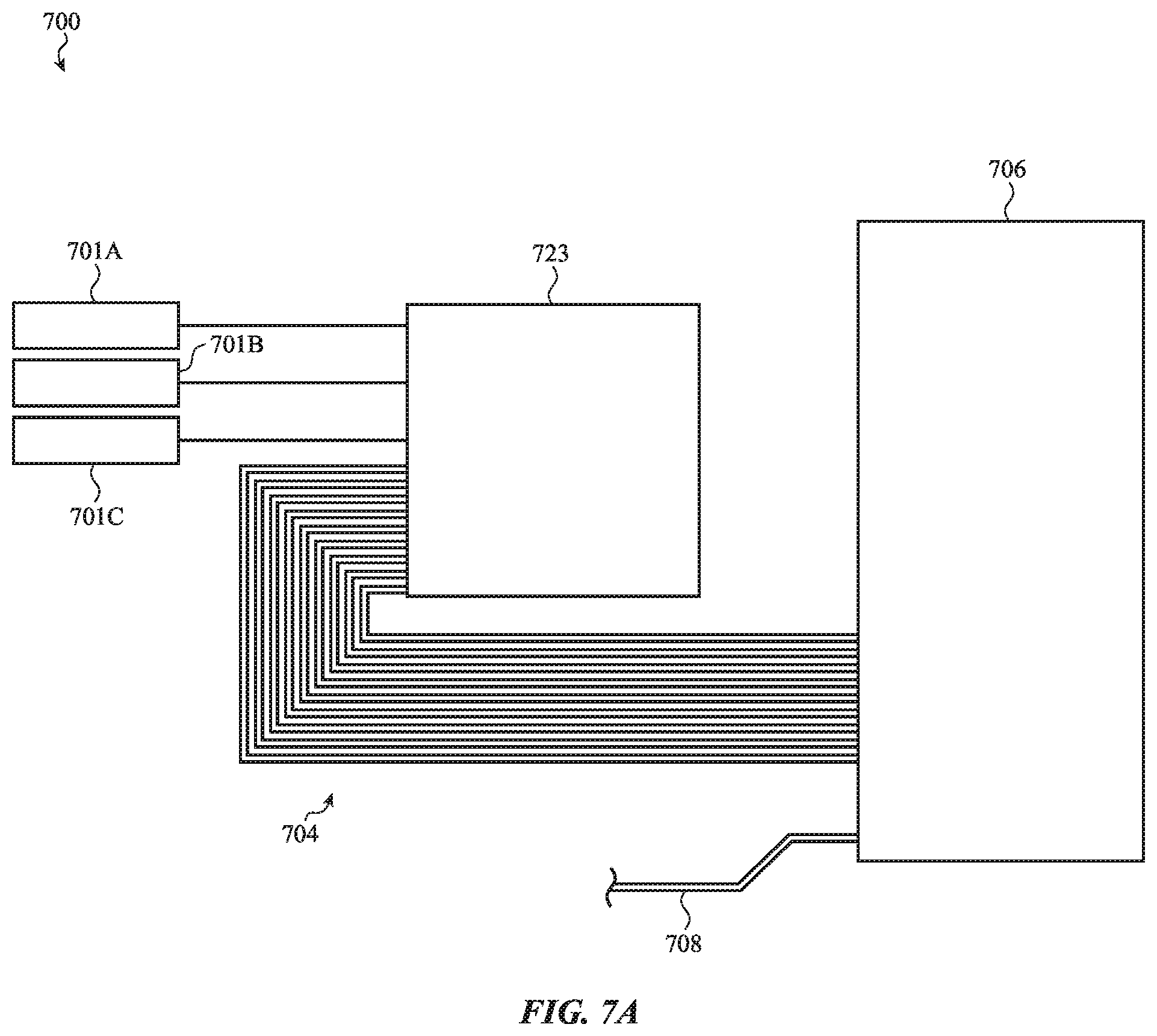 Patent US11815719 Figure 8 – Wavelength agile multiplexing