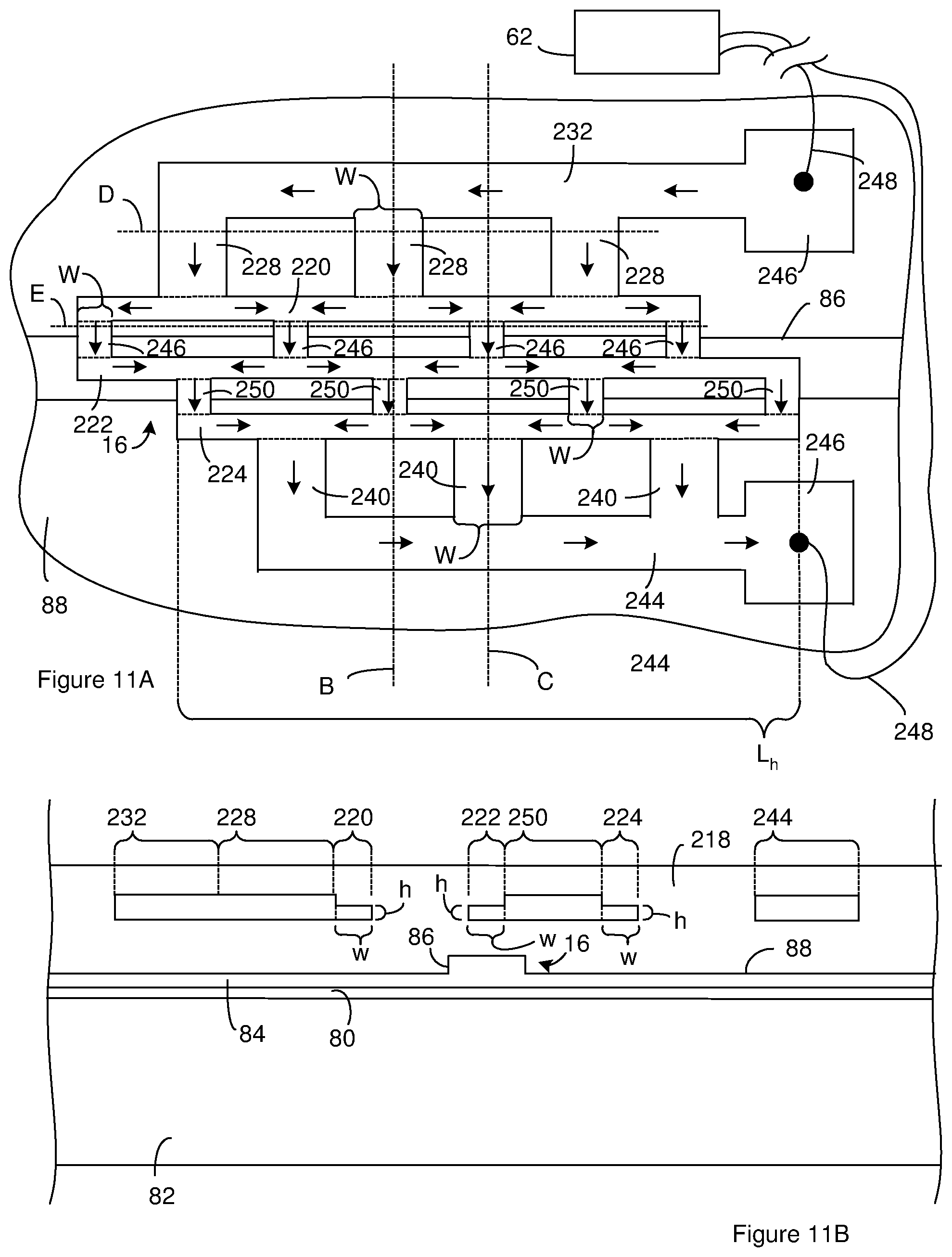 Patent US11815720 Figure 9 – Waveguide heating in LIDAR systems