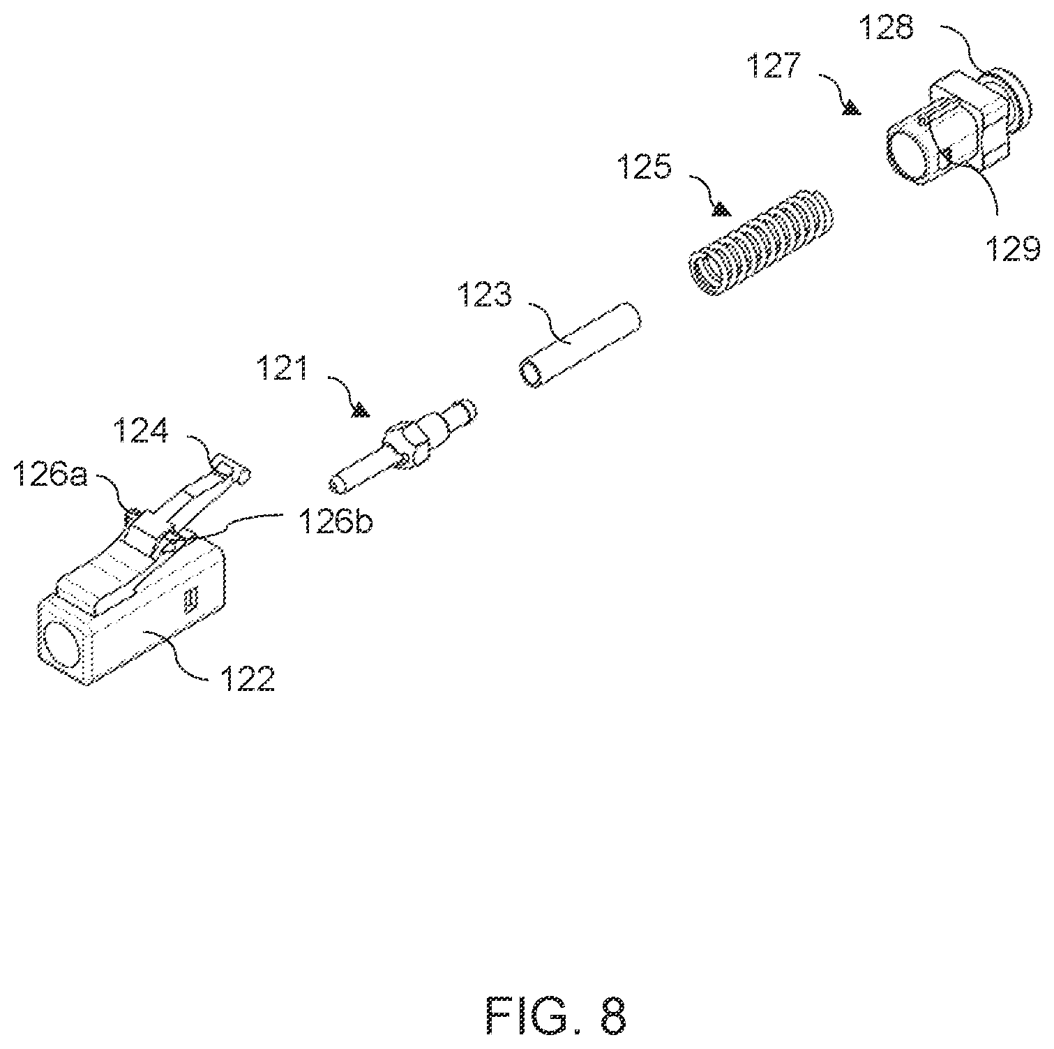Patent US11815722 Figure 5 – Reversible optical connectors and associated devices, systems, and methods