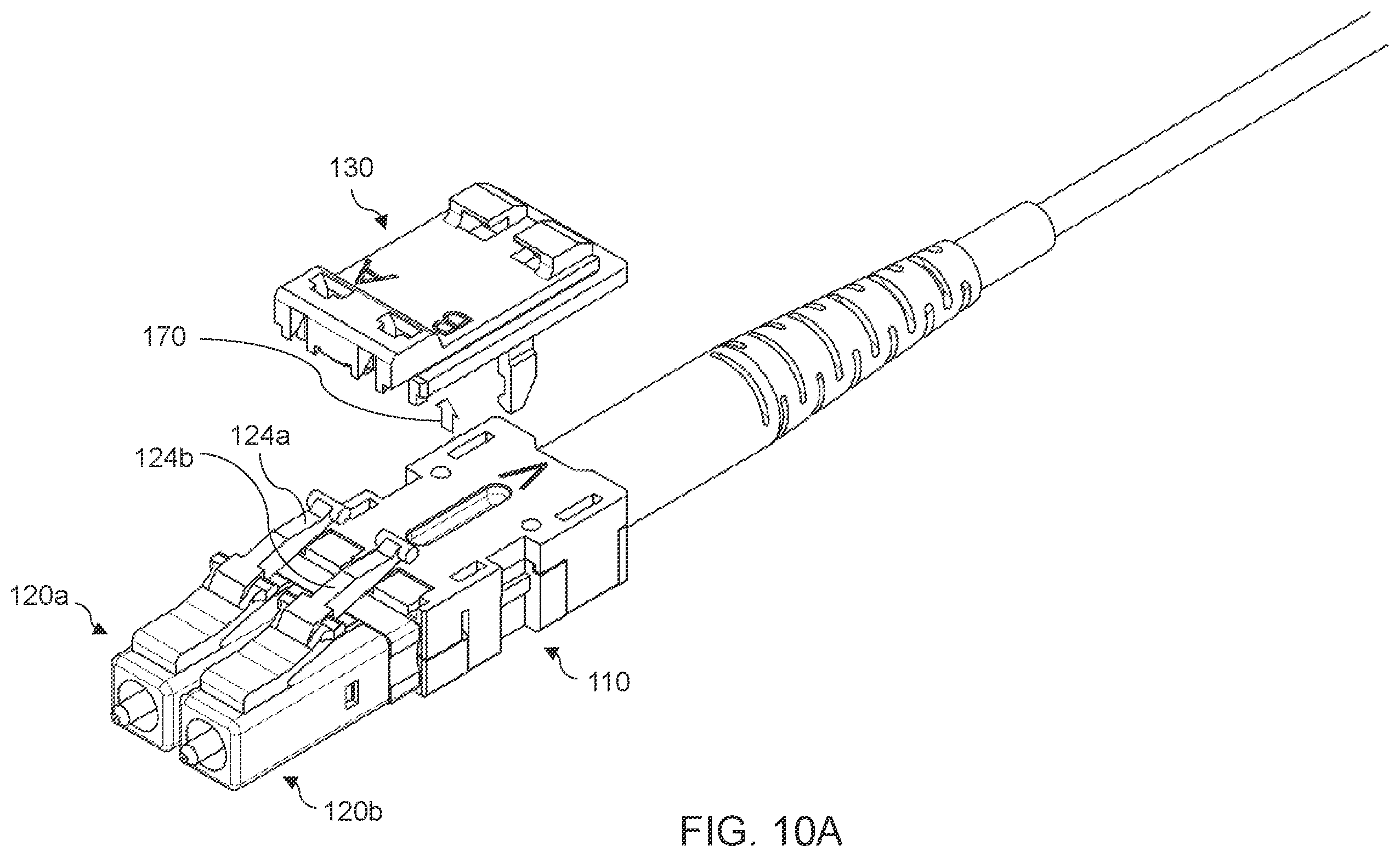 Patent US11815722 Figure 7 – Reversible optical connectors and associated devices, systems, and methods