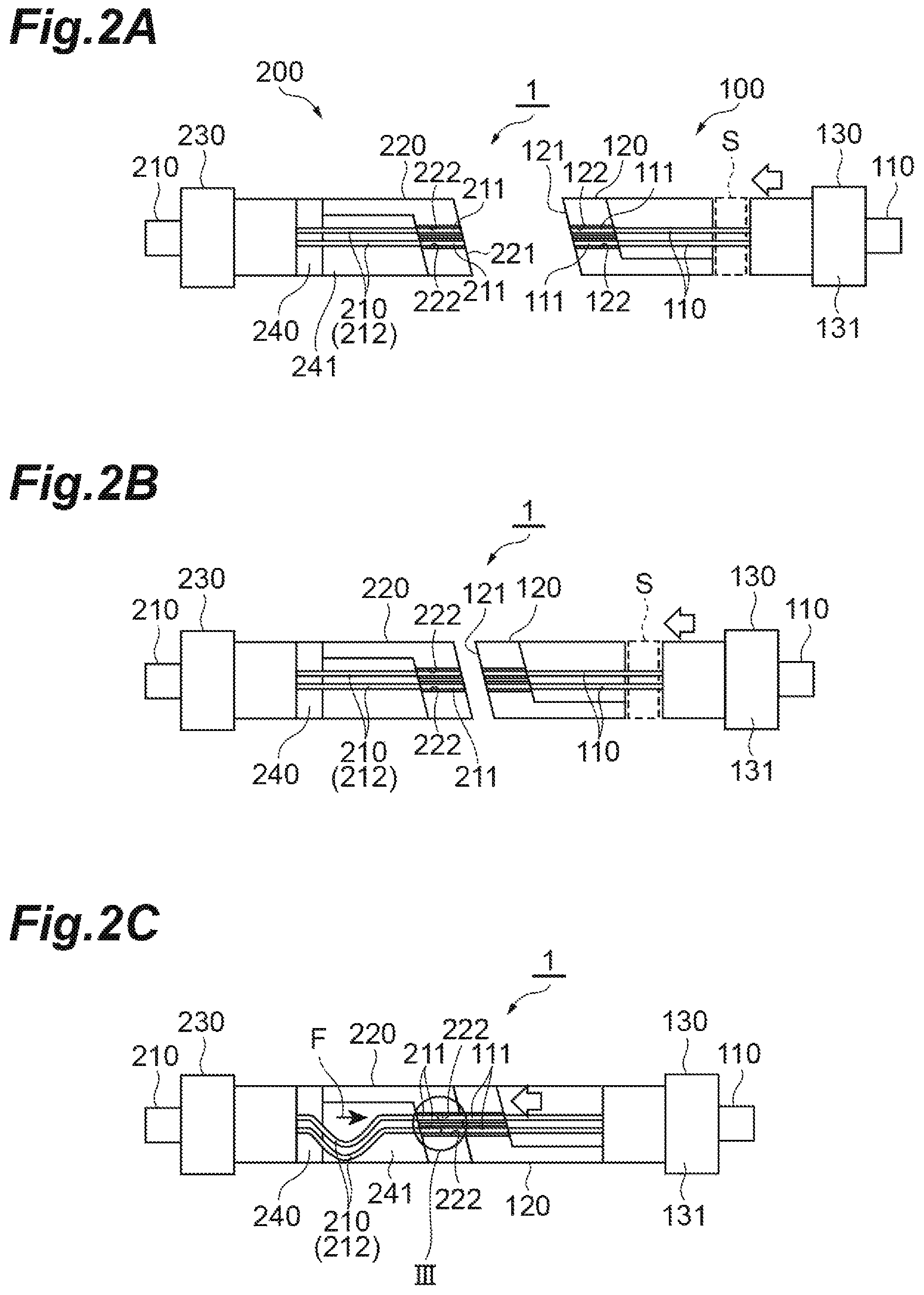 Patent US11815723 Figure 2 – Optical connection structure, optical connector, and optical connecting method