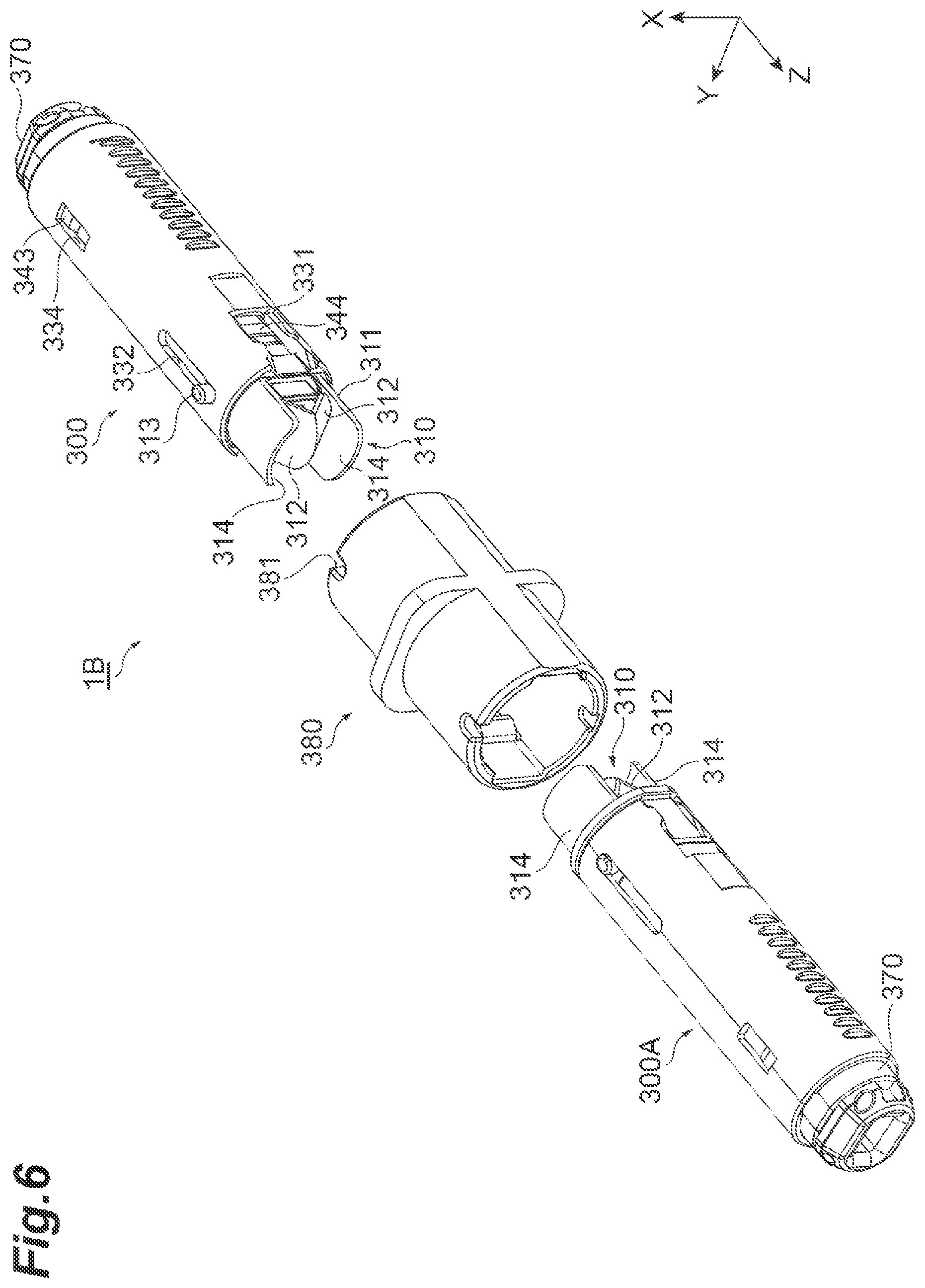 Patent US11815723 Figure 6 – Optical connection structure, optical connector, and optical connecting method