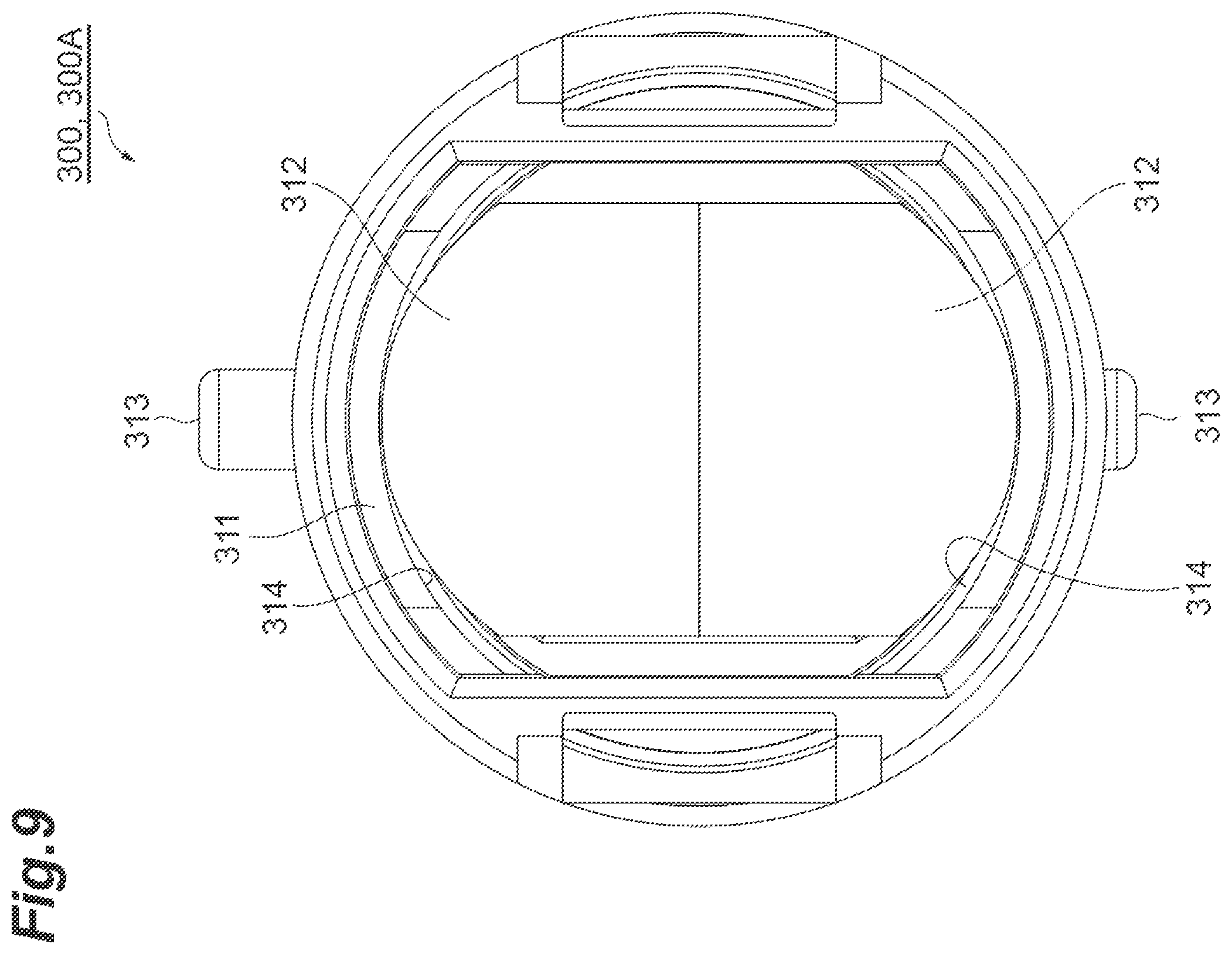 Patent US11815723 Figure 9 – Optical connection structure, optical connector, and optical connecting method