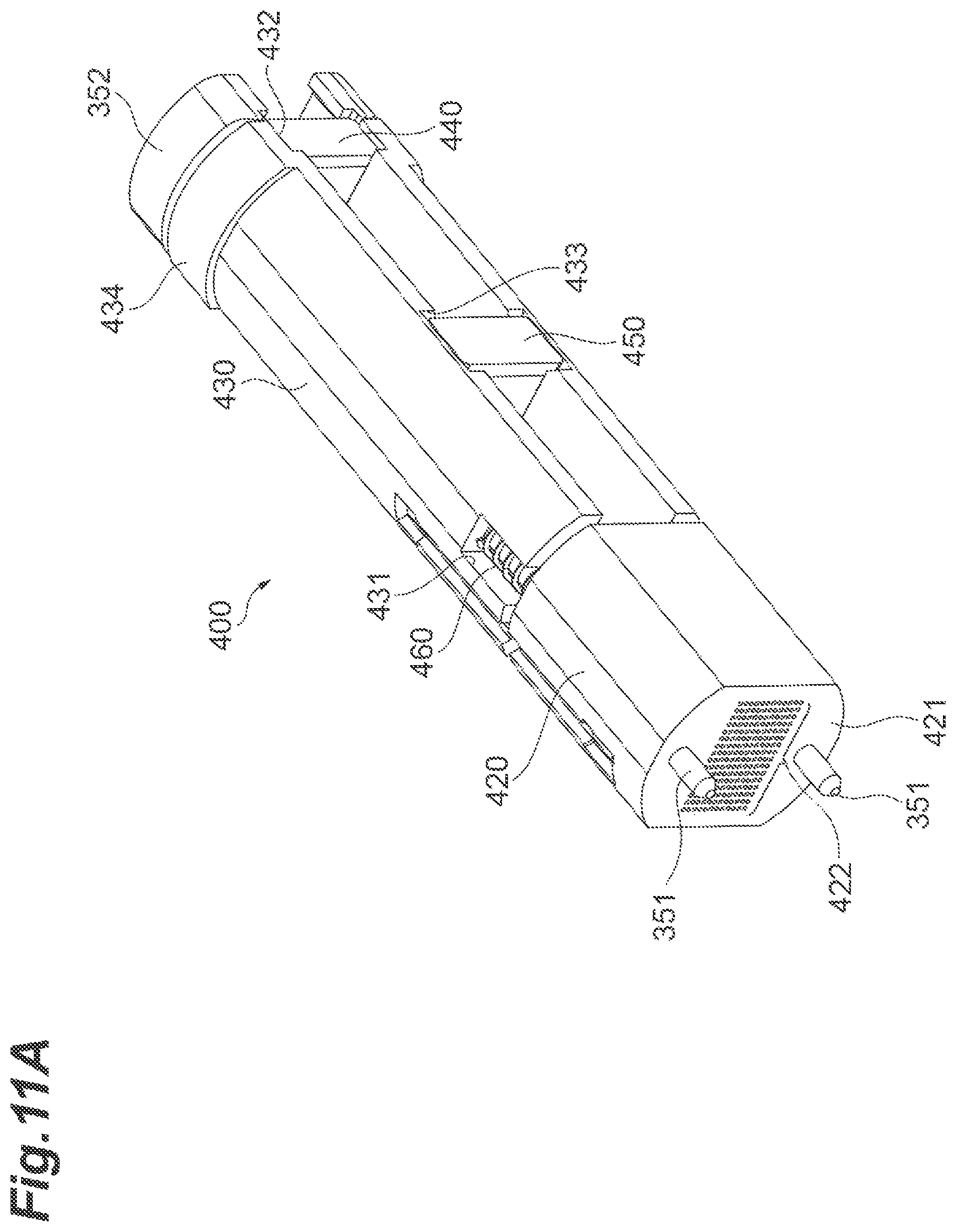 Patent US11815723 Figure 12 – Optical connection structure, optical connector, and optical connecting method