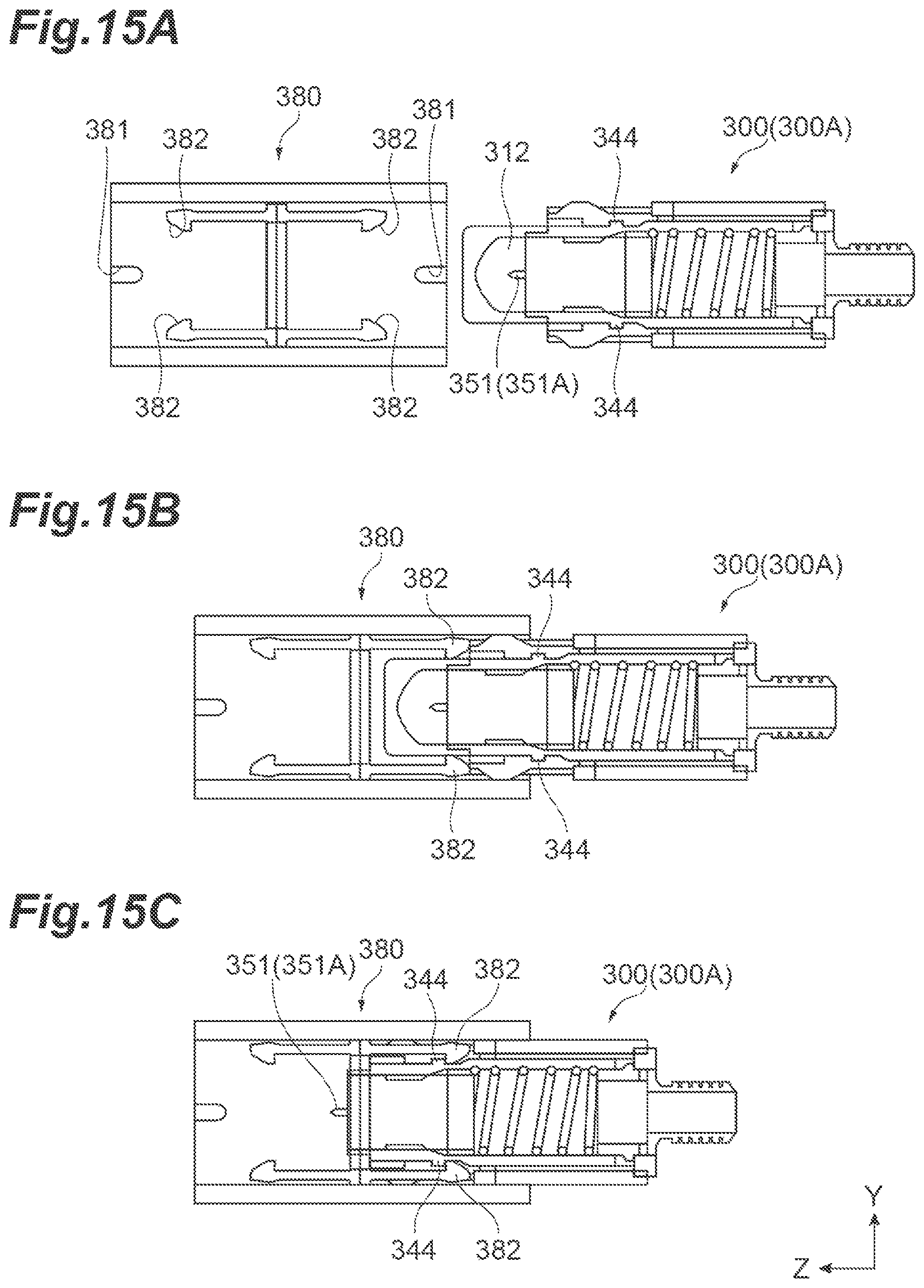 Patent US11815723 Figure 19 – Optical connection structure, optical connector, and optical connecting method