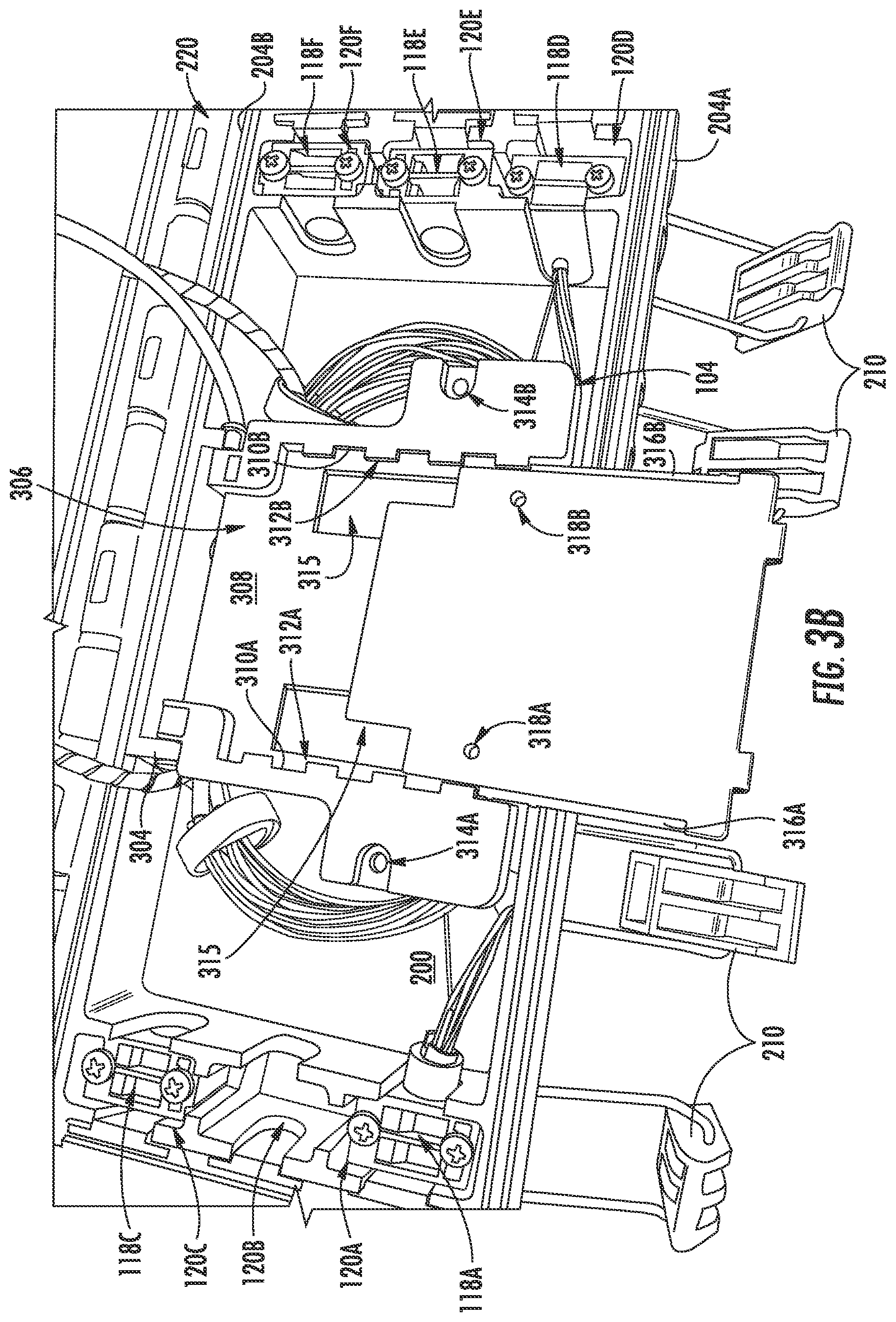 Patent US11815726 Figure 5 – Fiber optic closure terminals with increased versatility
