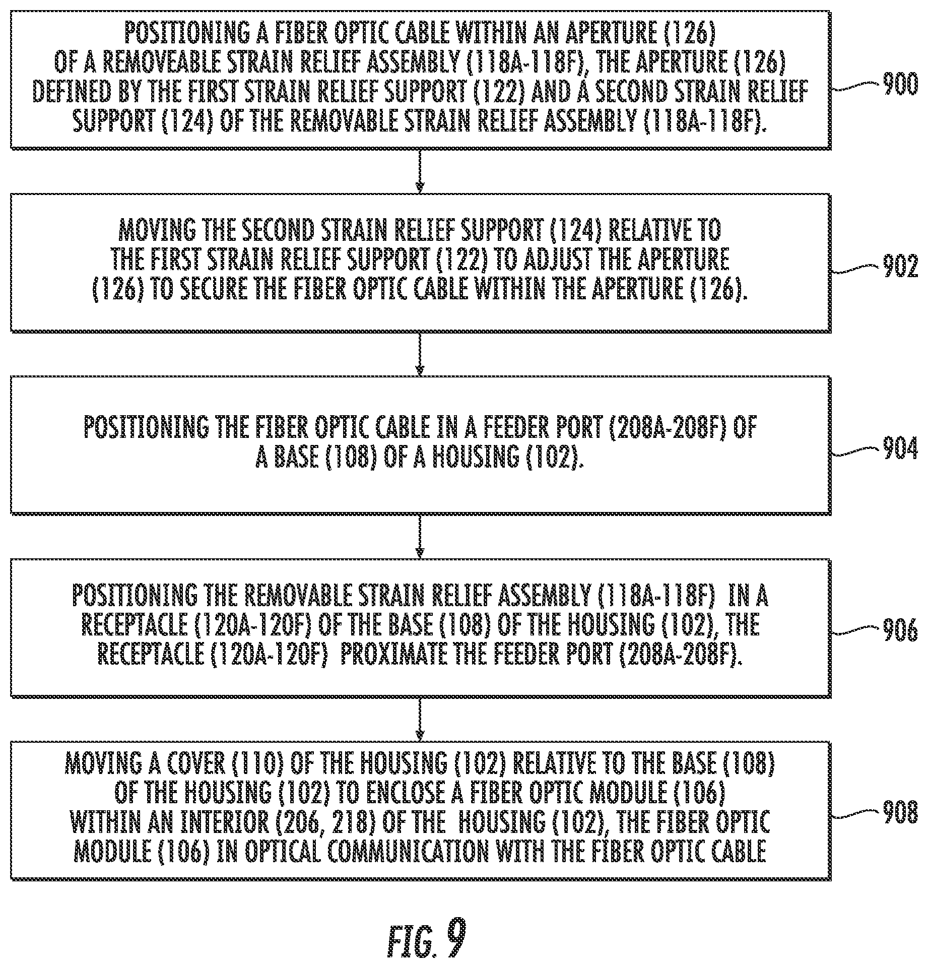 Patent US11815726 Figure 14 – Fiber optic closure terminals with increased versatility