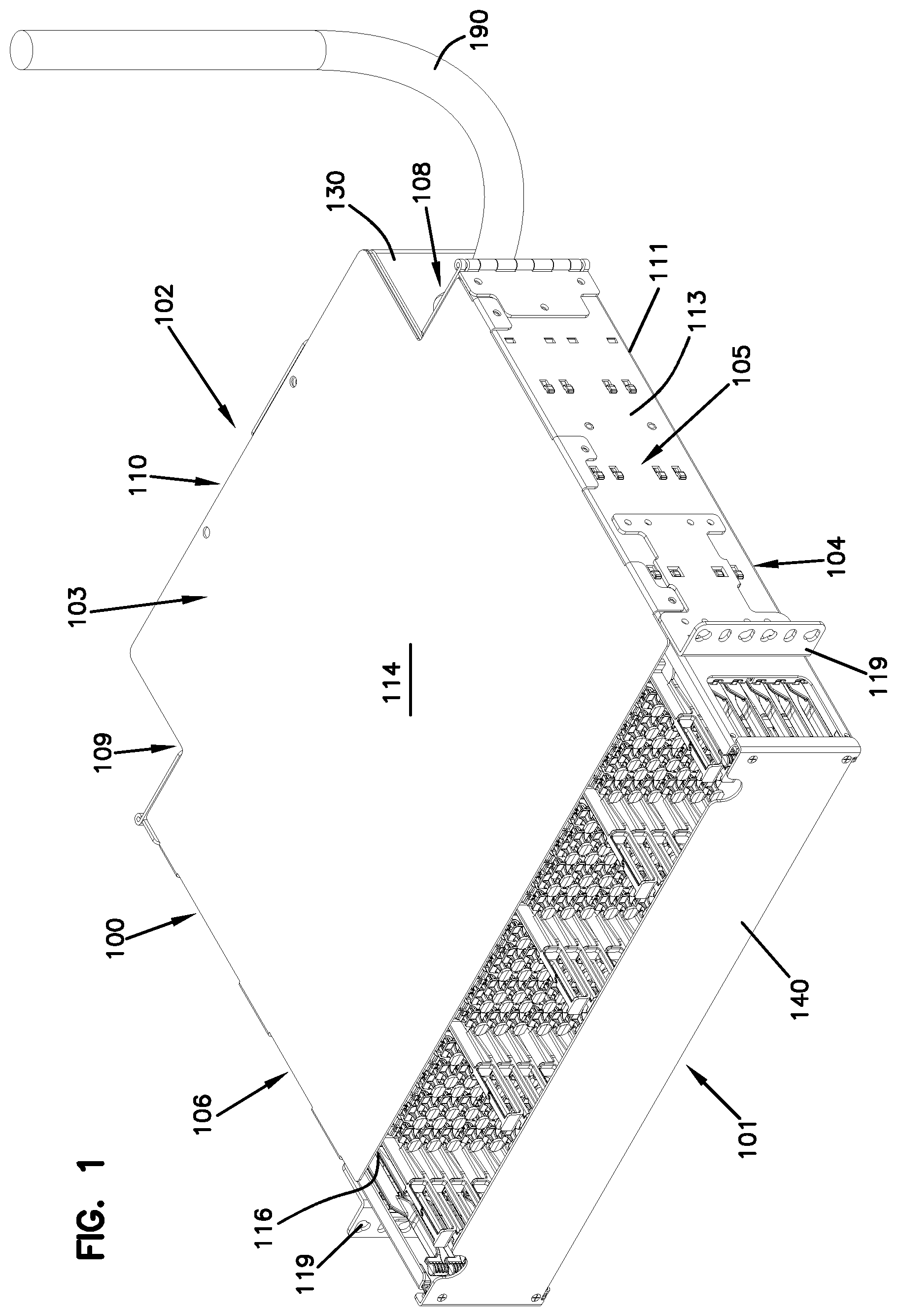Patent US11815727 Figure 1 – Bladed chassis systems