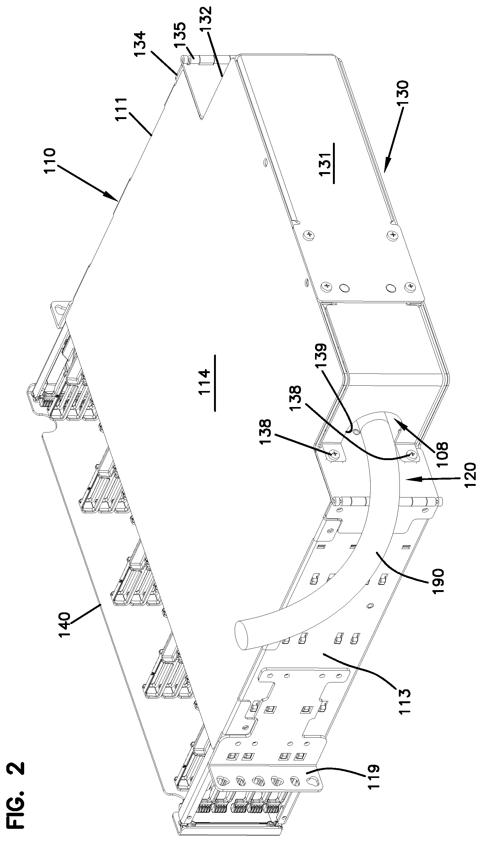 Patent US11815727 Figure 2 – Bladed chassis systems