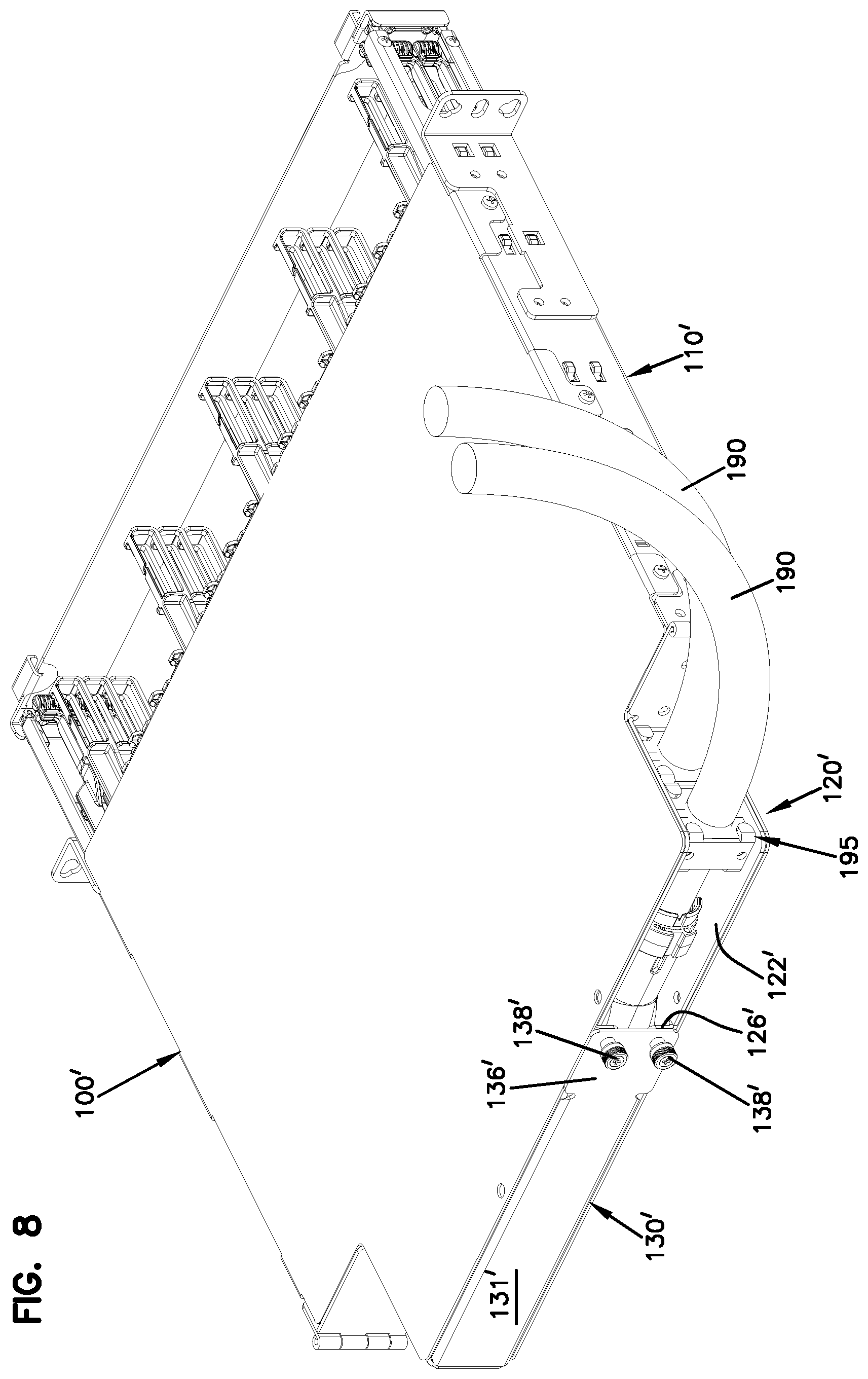 Patent US11815727 Figure 8 – Bladed chassis systems