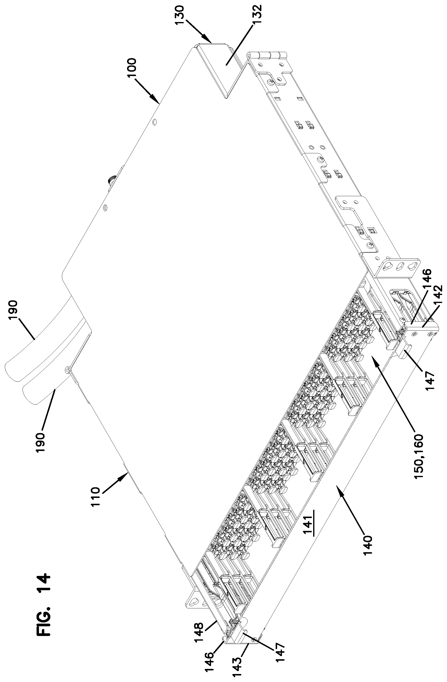 Patent US11815727 Figure 14 – Bladed chassis systems