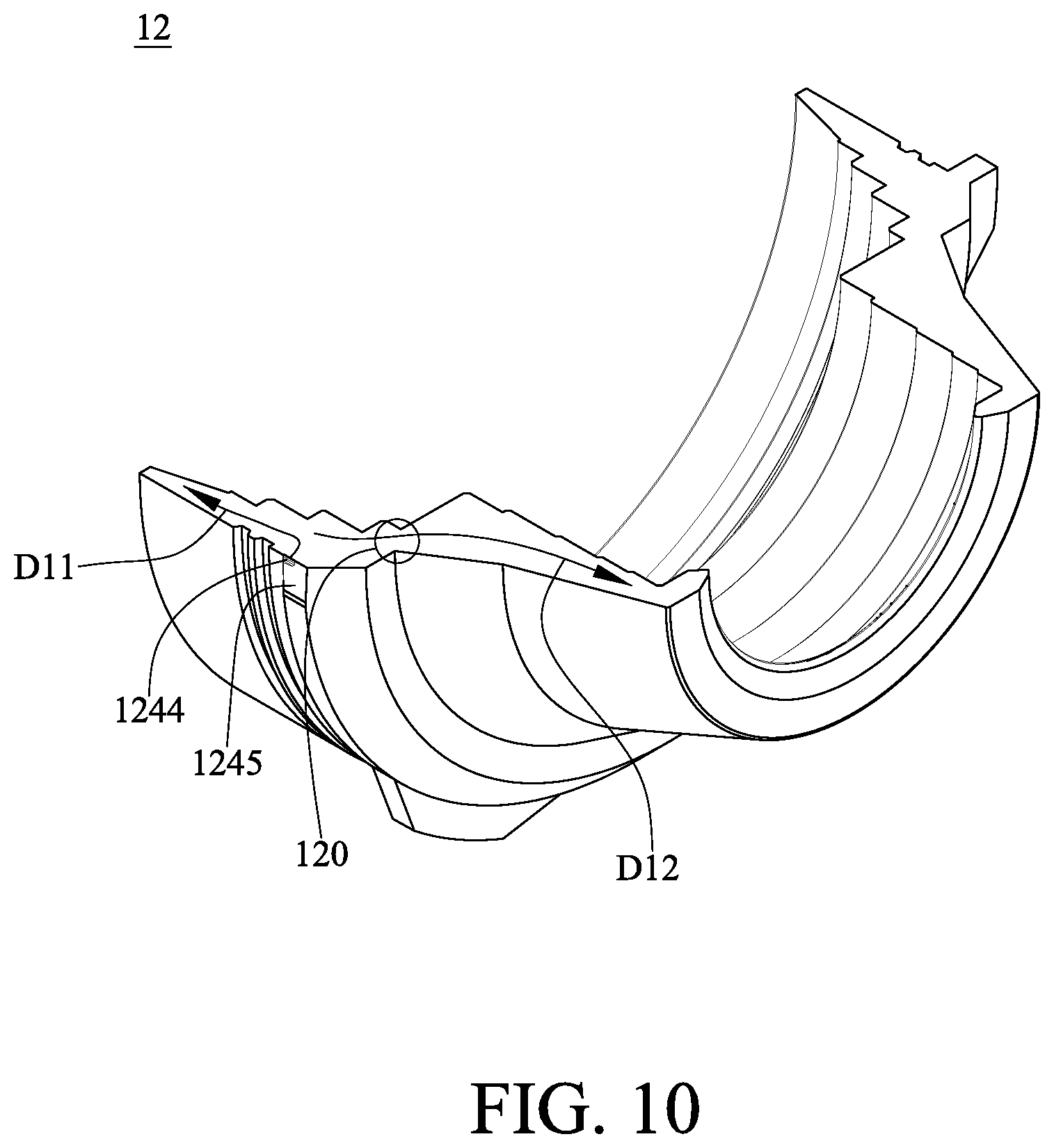 Patent US11815731 Figure 10 – Imaging lens system, camera module and electronic device