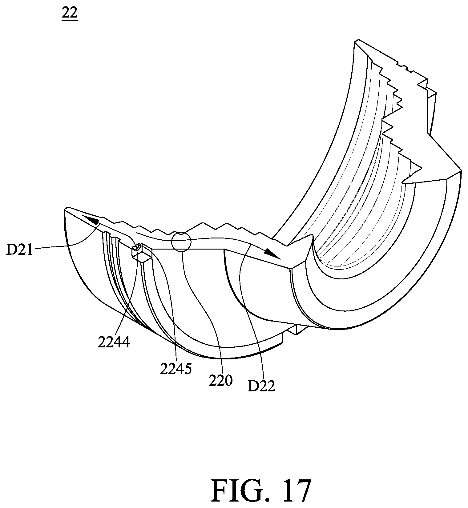 Patent US11815731 Figure 17 – Imaging lens system, camera module and electronic device