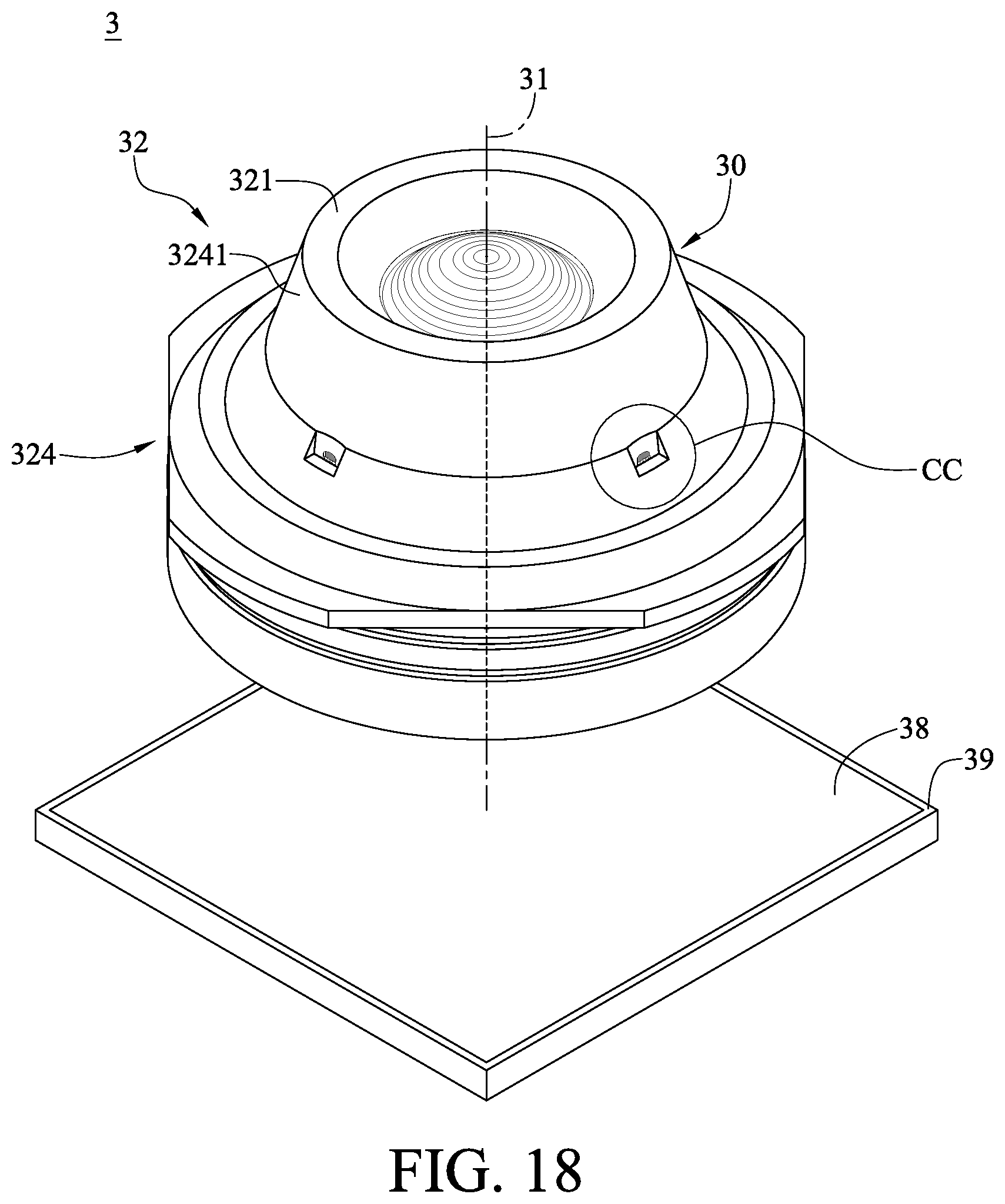Patent US11815731 Figure 18 – Imaging lens system, camera module and electronic device
