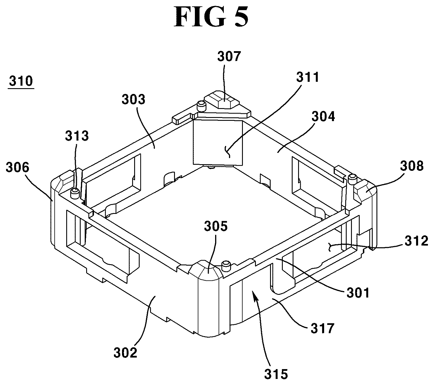 Patent US11815734 Figure 5 – Lens driving device, camera module, and optical device