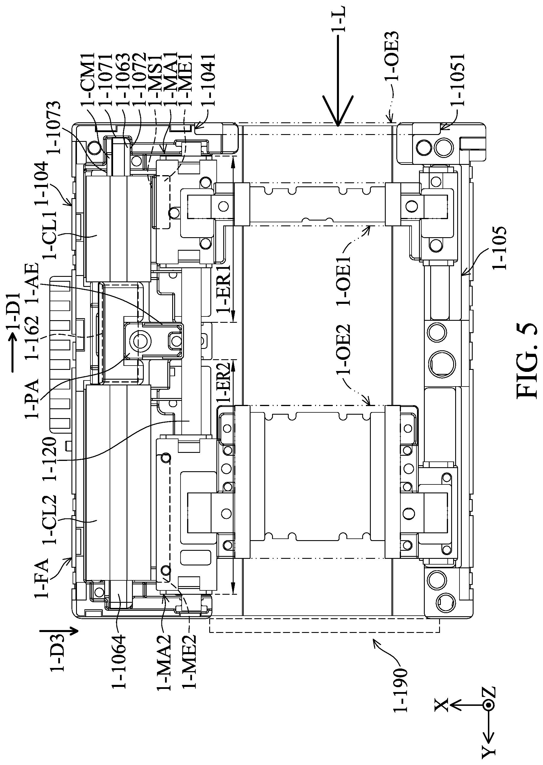 Patent US11815736 Figure 5 – Optical element driving mechanism